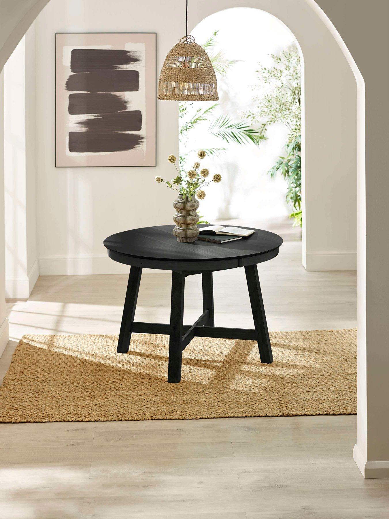 Julian Bowen Annika Round Extension Dining Table
