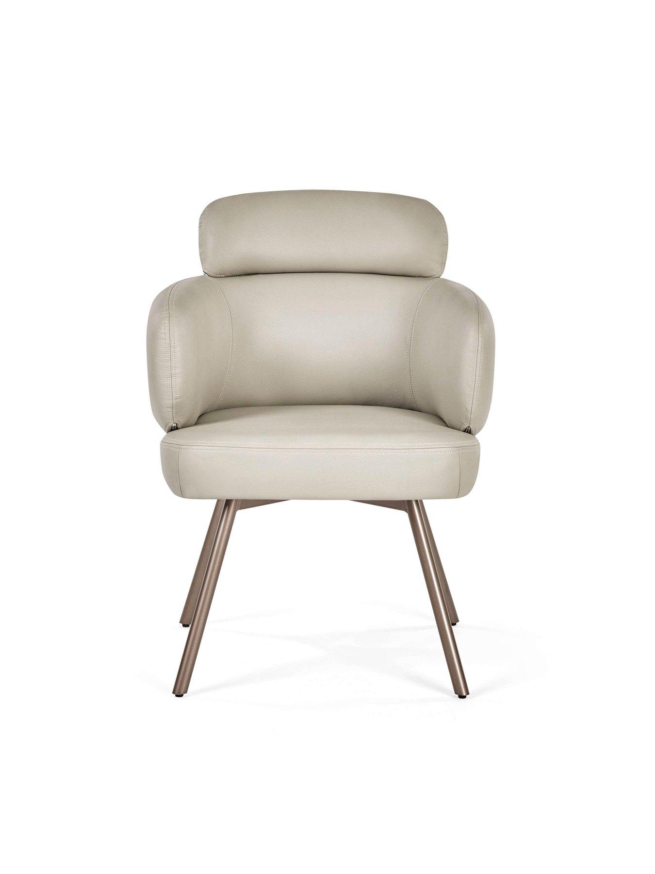 Image 3 of 7 of Julian Bowen Set Of 2 Callisto Swivel Dining Chairs