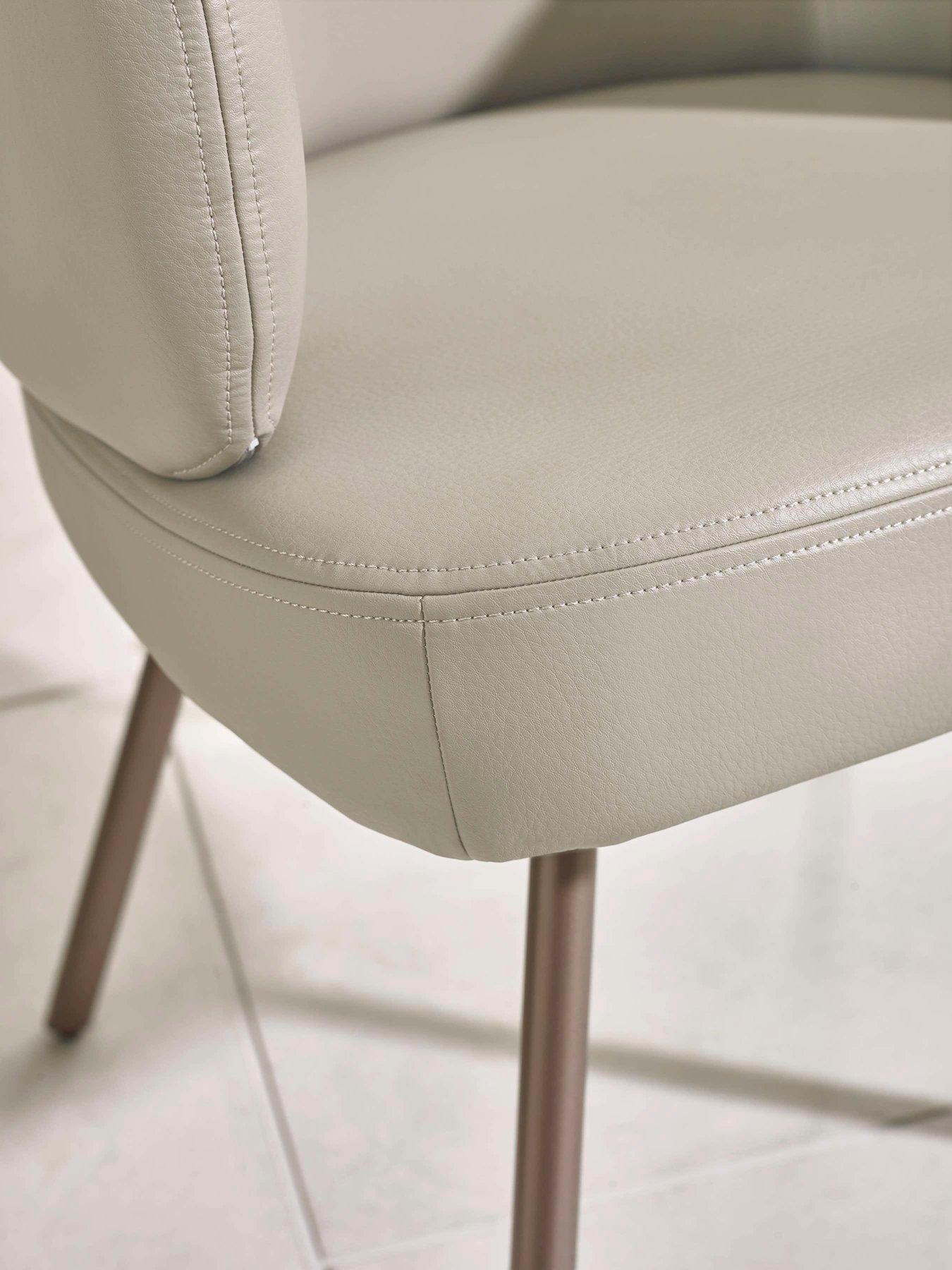 Image 4 of 7 of Julian Bowen Set Of 2 Callisto Swivel Dining Chairs