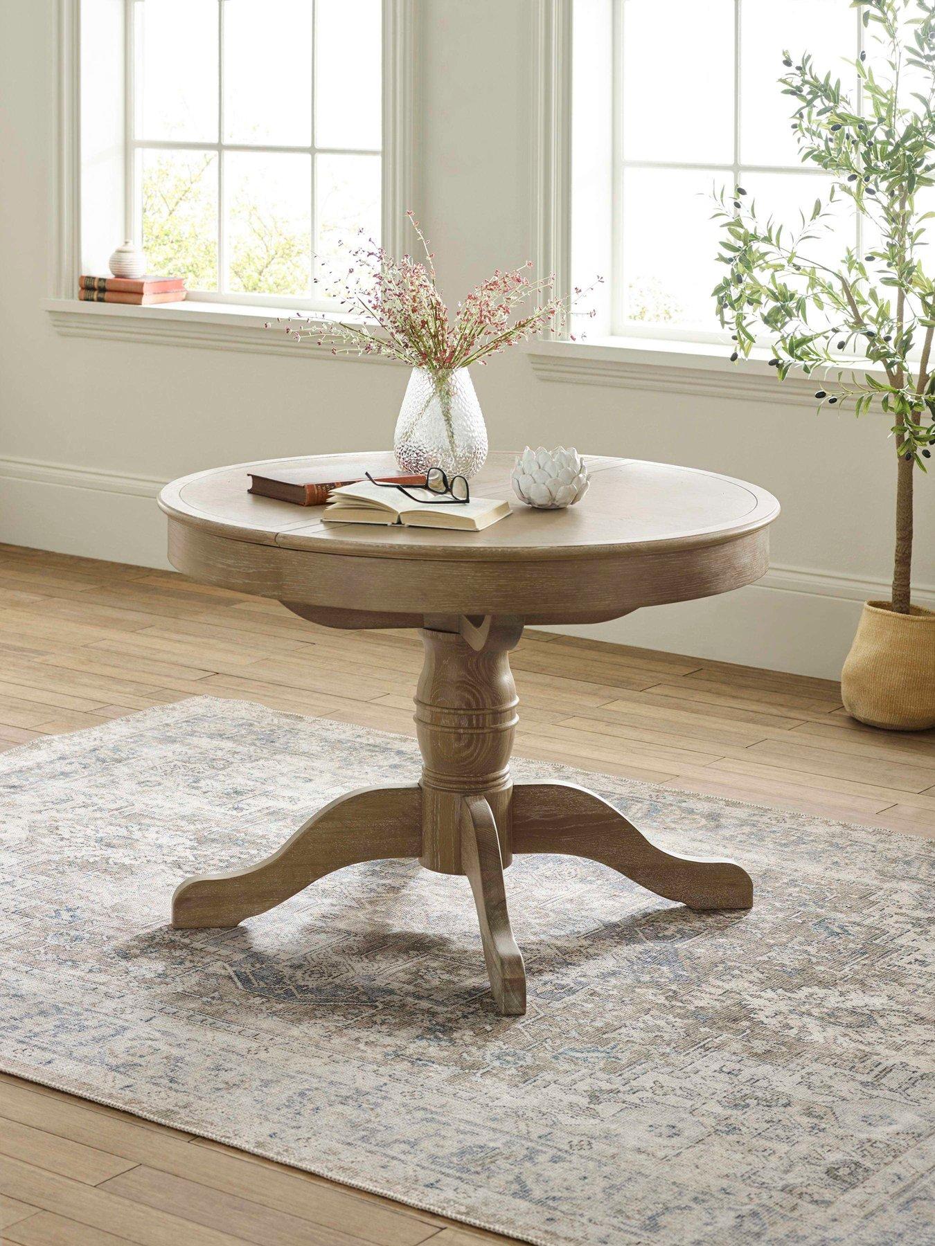 Julian Bowen Camille Round Extending Table