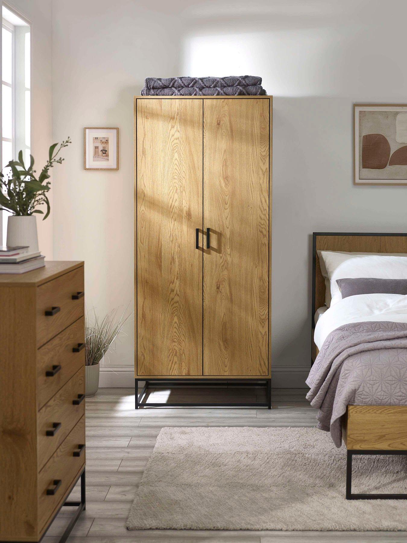 Julian Bowen Harlow 2 Door Wardrobe - Image 3