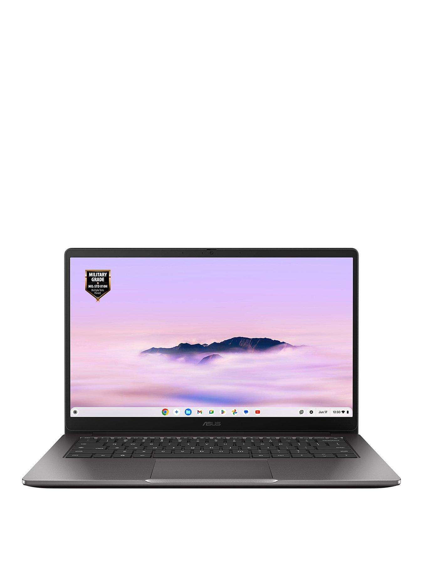 Asus Chromebook Plus CX1405CTA - Intel Core 3, 8GB RAM, 128GB SSD , 14in FHD, Grey - No Power Adaptor Included