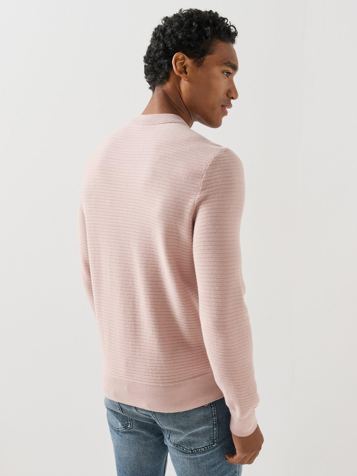Image 6 of 6 of BOSS Anion Crew Knitted Jumpers - Pink