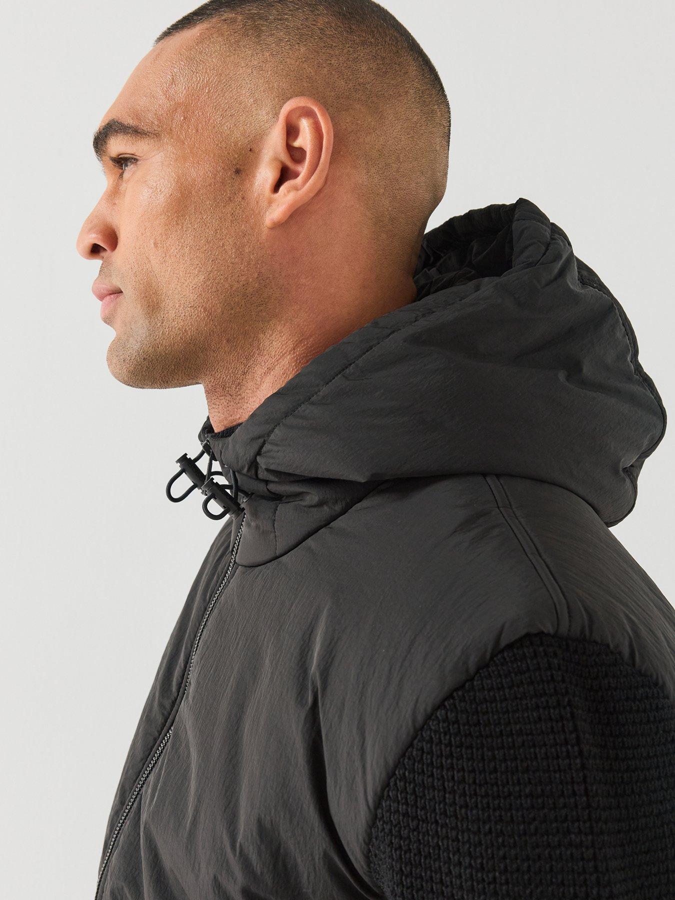 Image 4 of 5 of BOSS Boss Kobrydo Knitted Hybrid Jacket - Black