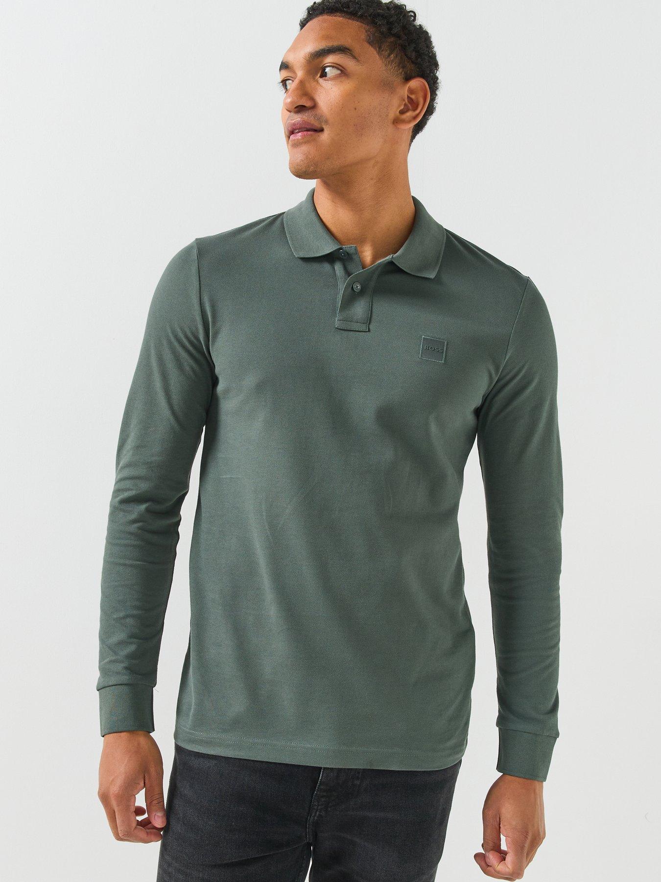 Image 1 of 5 of BOSS Boss Passerby Polo Shirt - Green