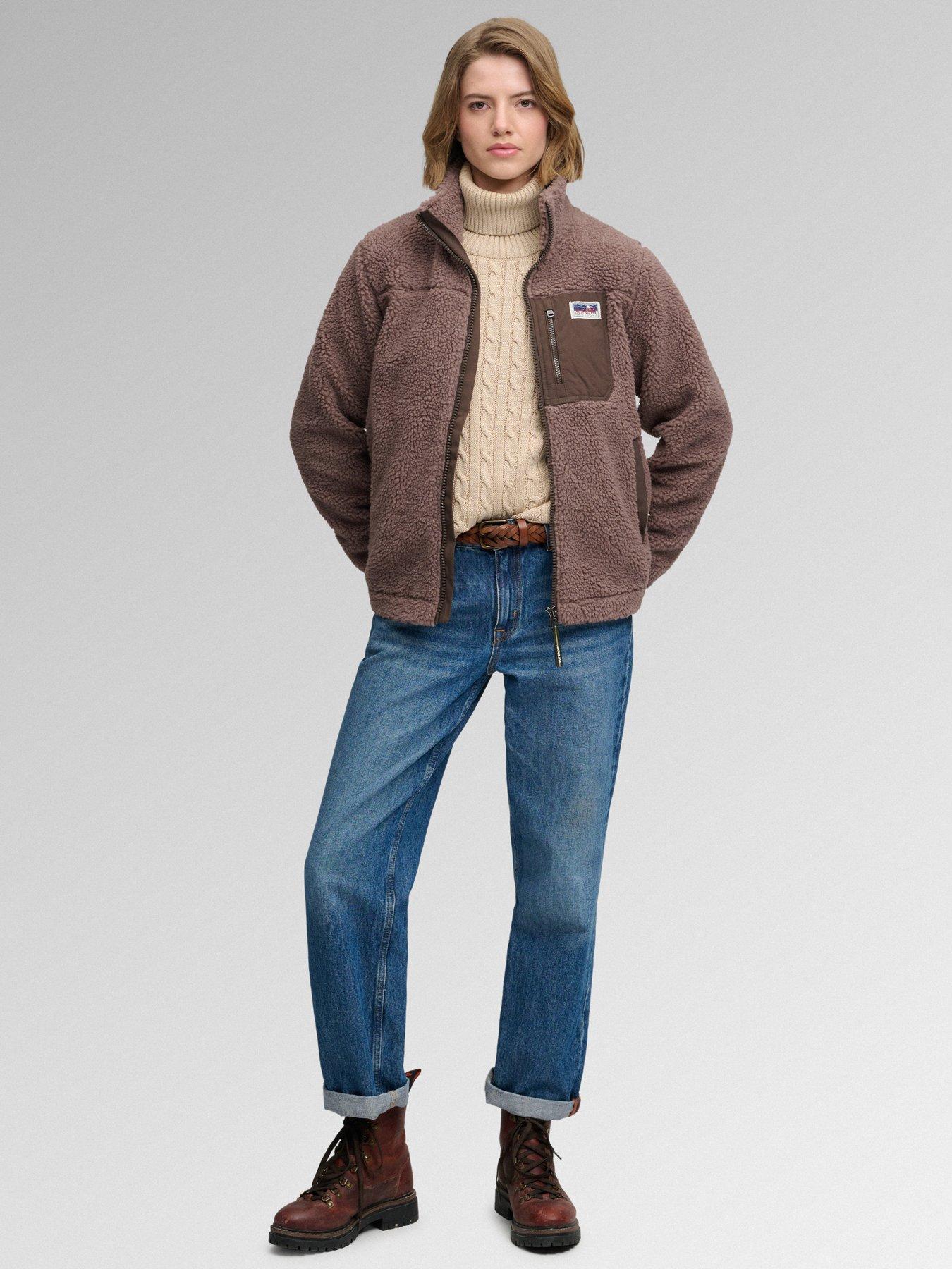Image 3 of 7 of Superdry Heritage Zip Through Fleece
