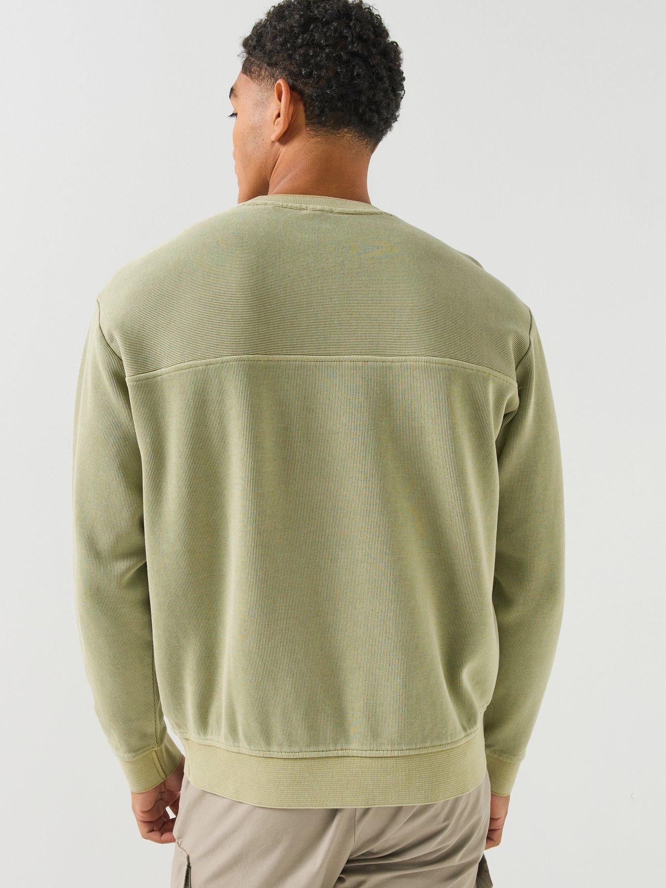 Image 2 of 6 of BOSS We_Casts Shadow Casts Crew Sweat - Light Green