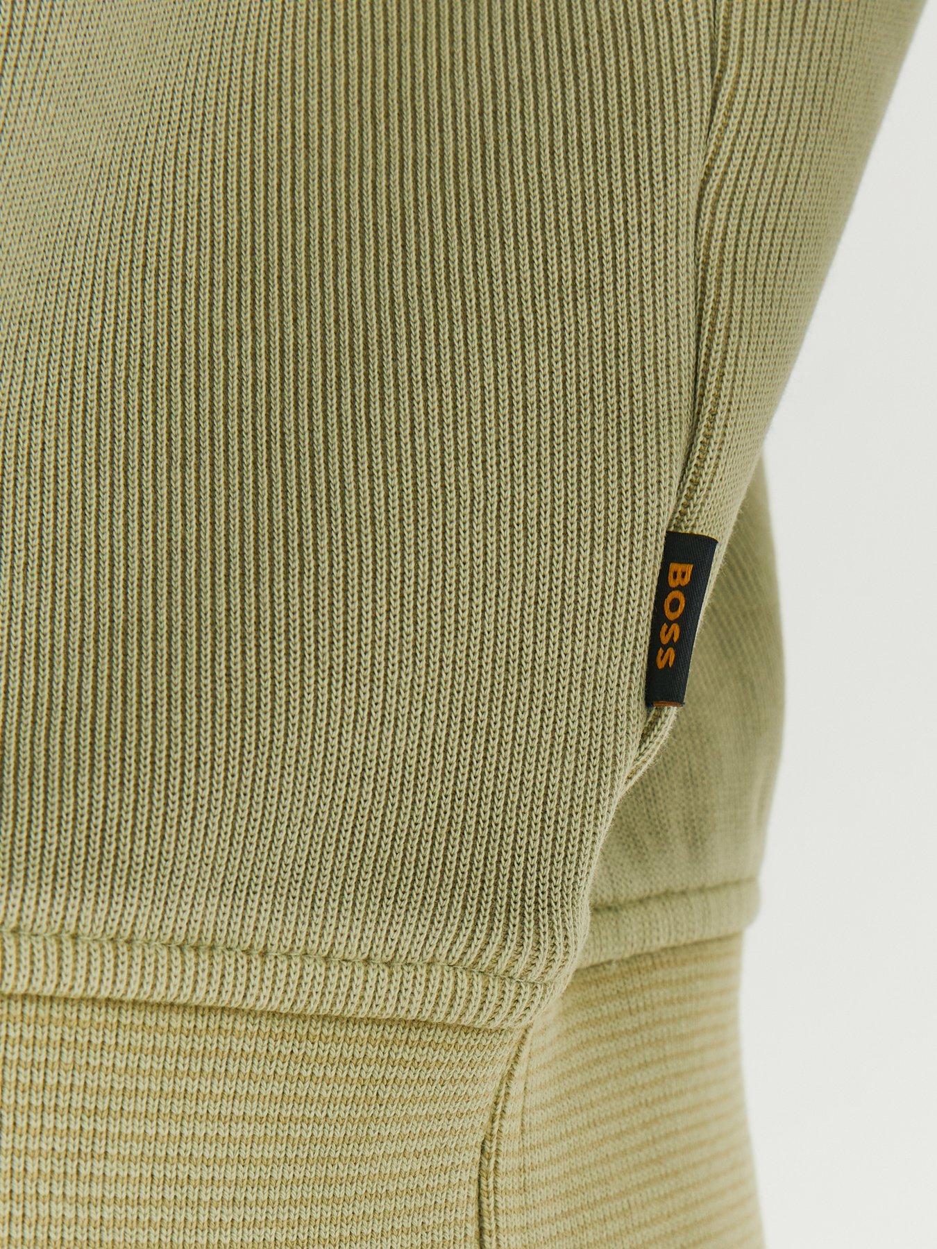 Image 6 of 6 of BOSS We_Casts Shadow Casts Crew Sweat - Light Green