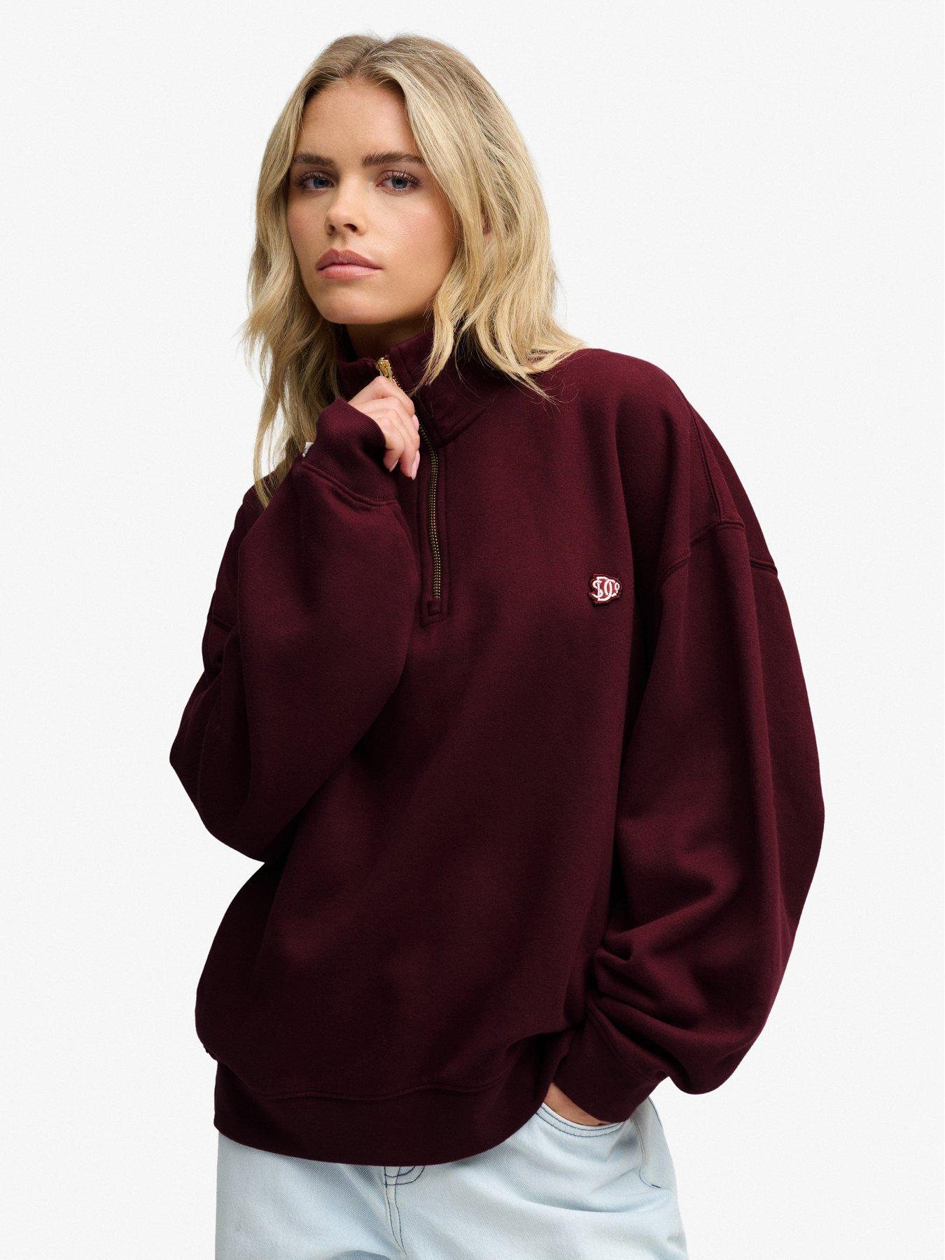 Image 1 of 7 of Superdry Monogram Half Zip Sweat