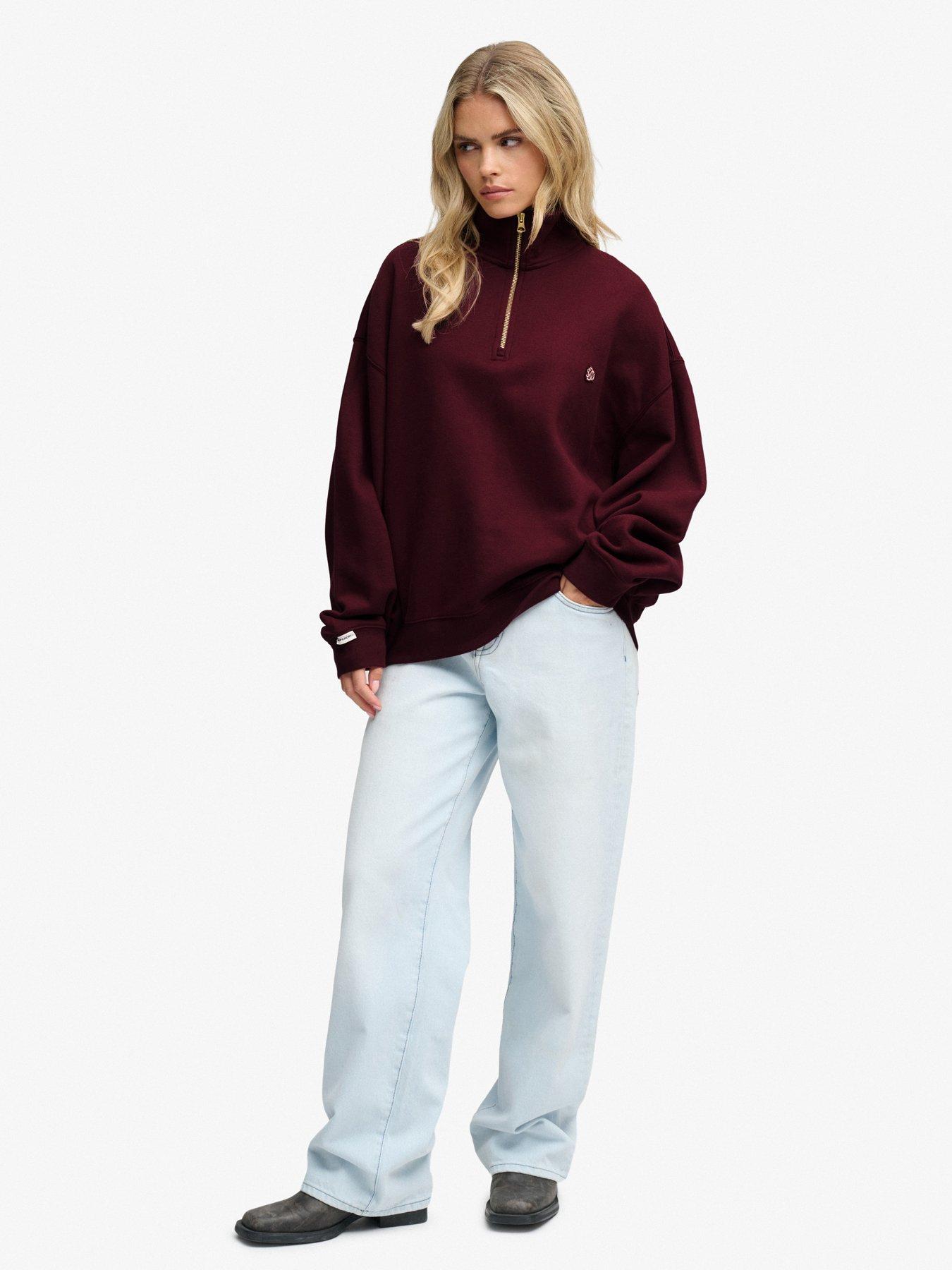 Image 3 of 7 of Superdry Monogram Half Zip Sweat