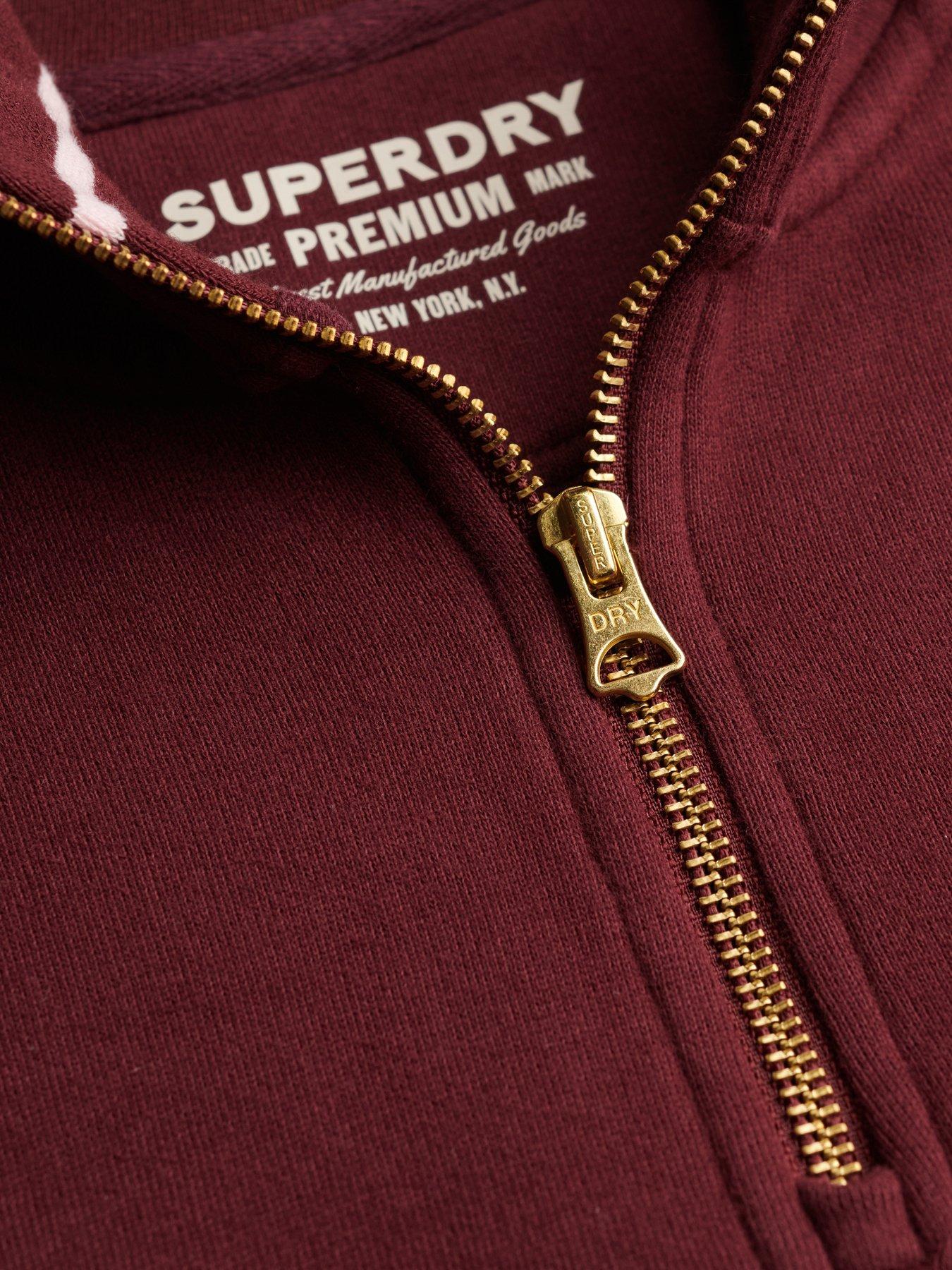 Image 6 of 7 of Superdry Monogram Half Zip Sweat