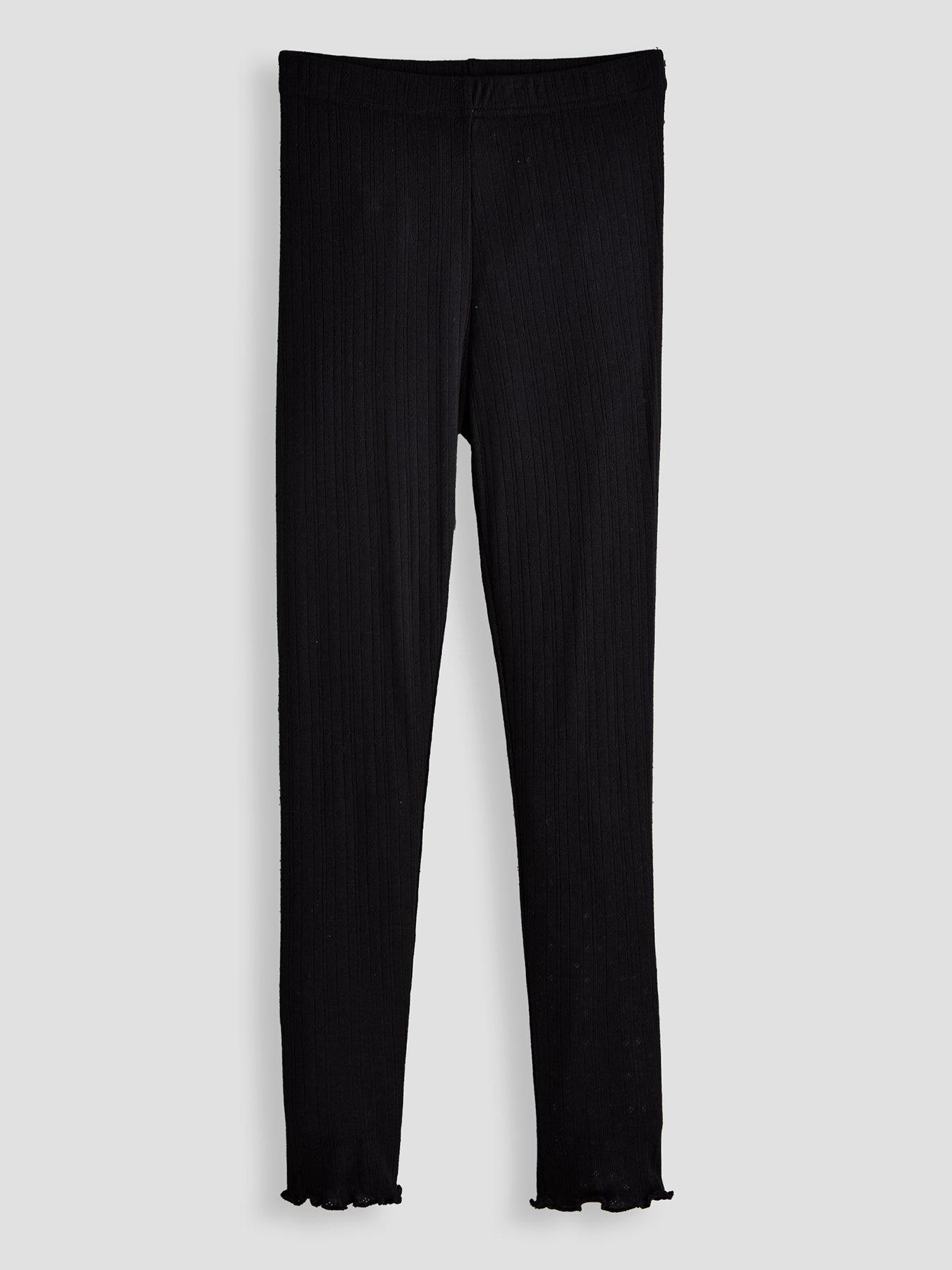 Image 1 of 4 of The Very Collection Girls Thermal Pointelle Basic Legging