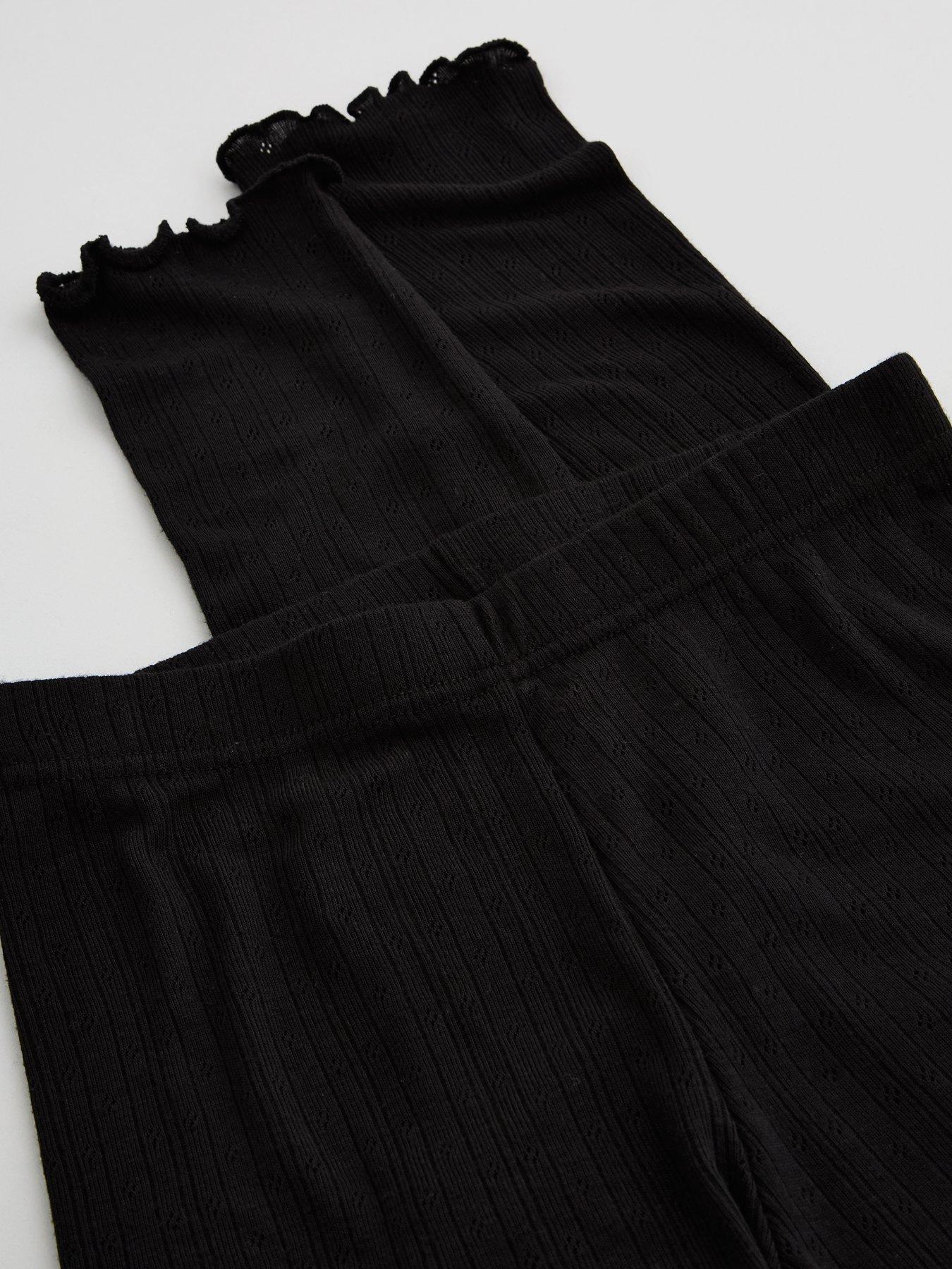 Image 3 of 4 of The Very Collection Girls Thermal Pointelle Basic Legging