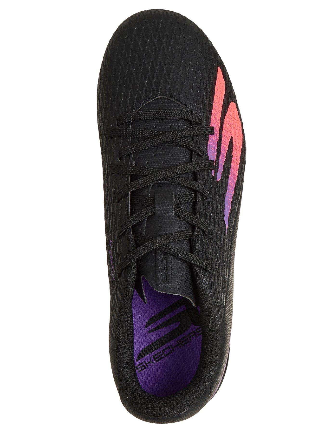 Image 2 of 4 of Skechers Boys SKX_2 Firm Ground Lace-Up Football Boots - Black