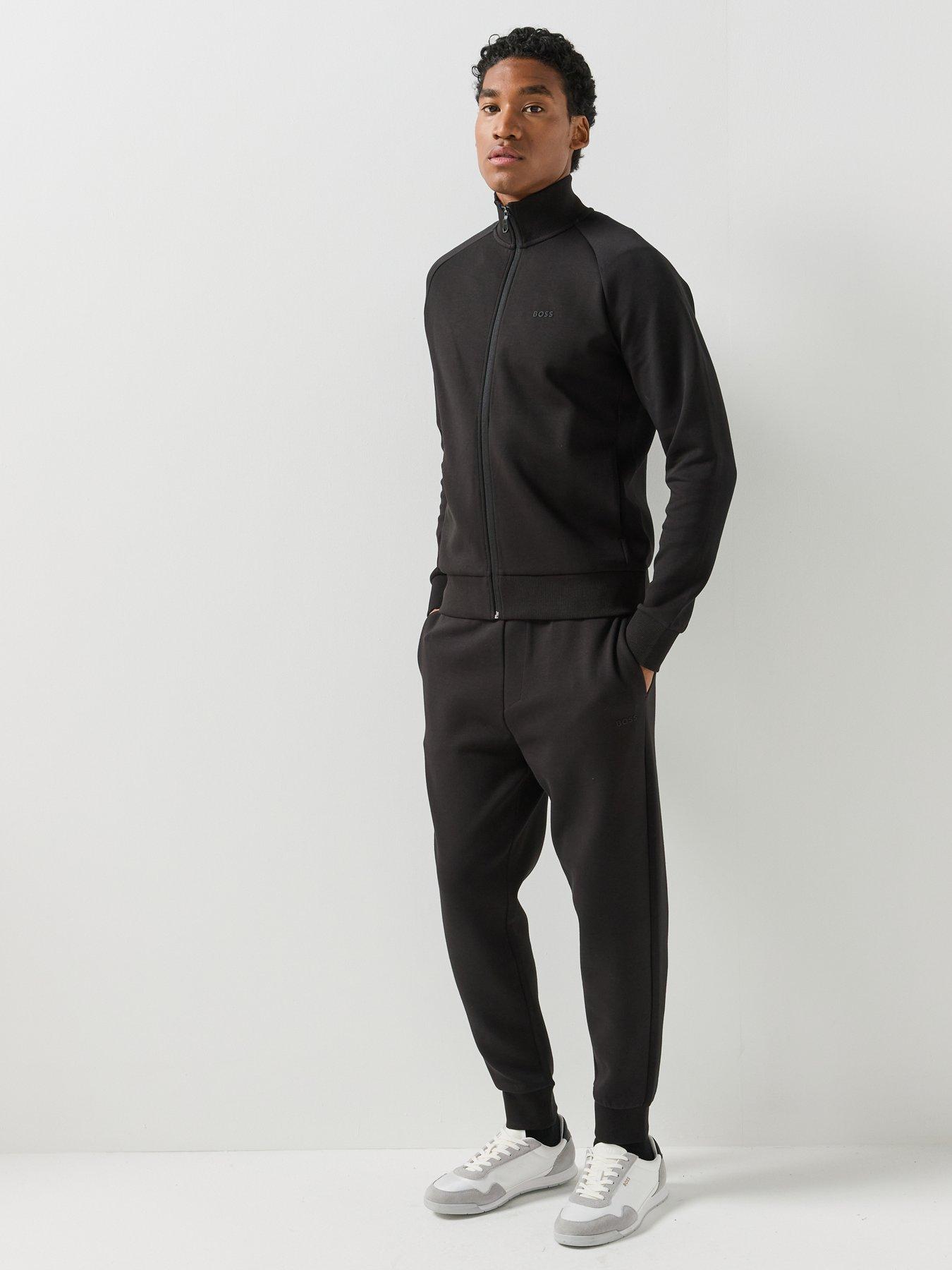Image 3 of 6 of BOSS Mens Hadiko Relaxed Fit Jogging Bottoms - Black