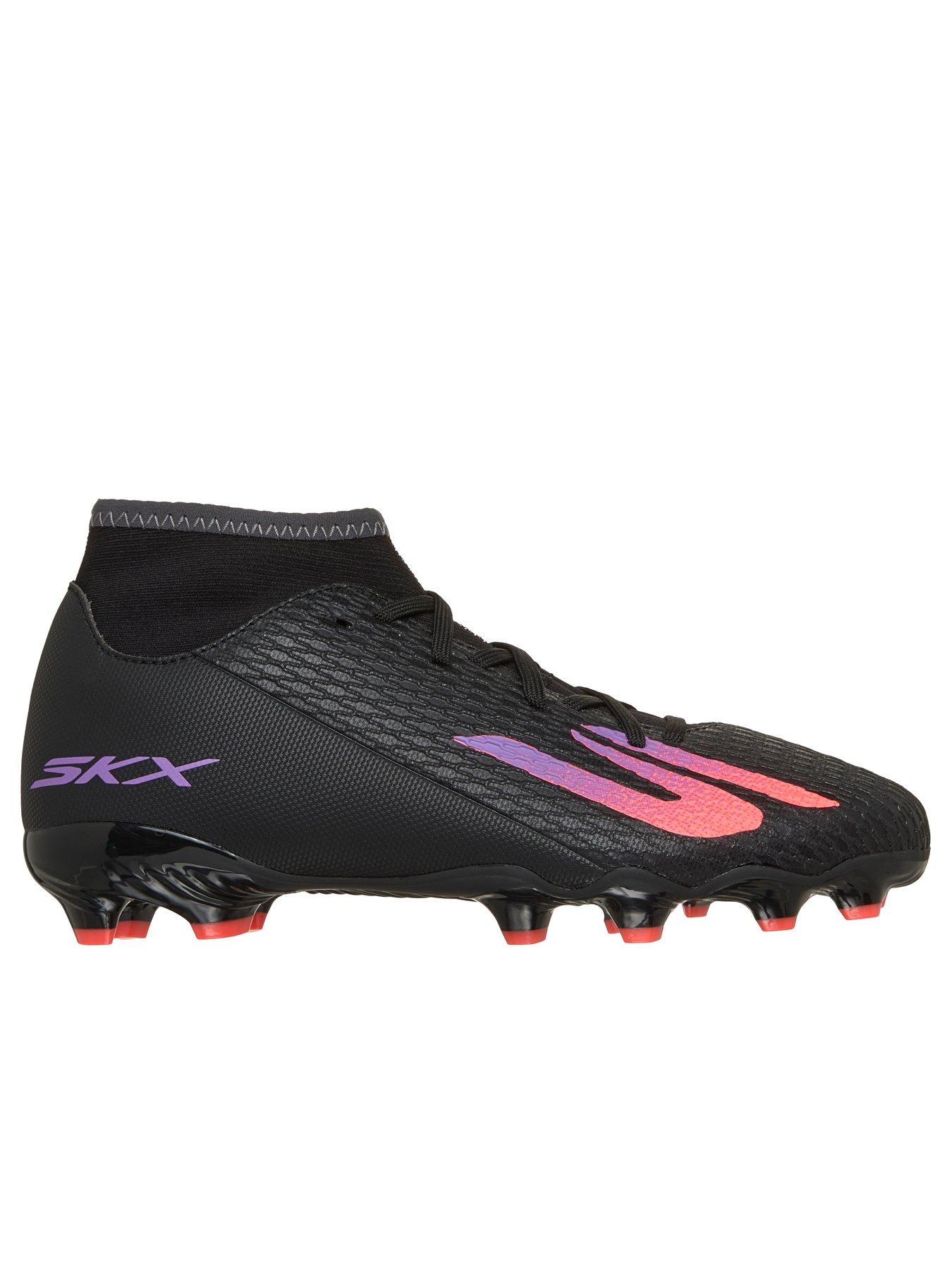 Image 1 of 4 of Skechers Boys SKX 2 High Textured Firm Ground Football Boots - Black