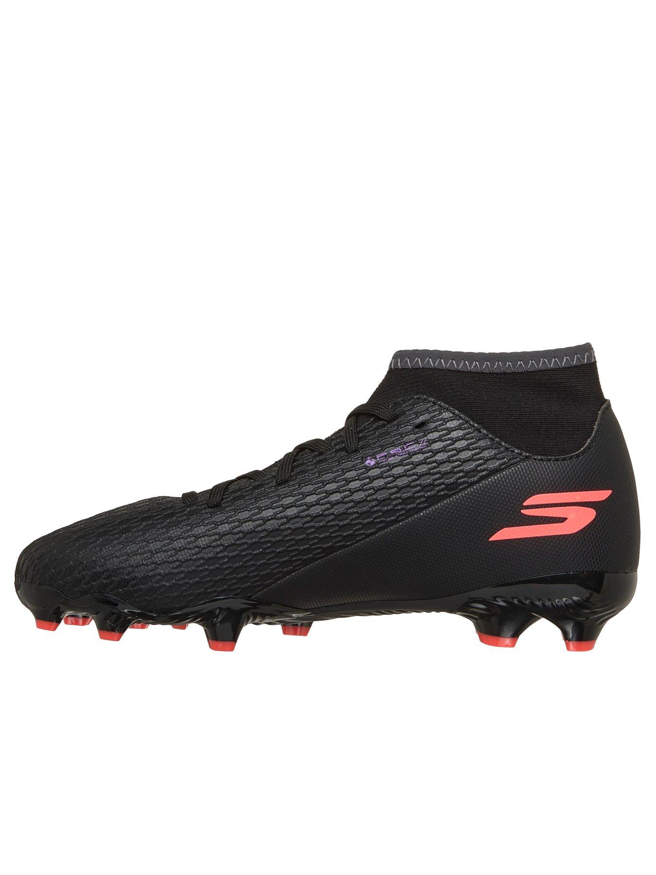 Image 4 of 4 of Skechers Boys SKX 2 High Textured Firm Ground Football Boots - Black