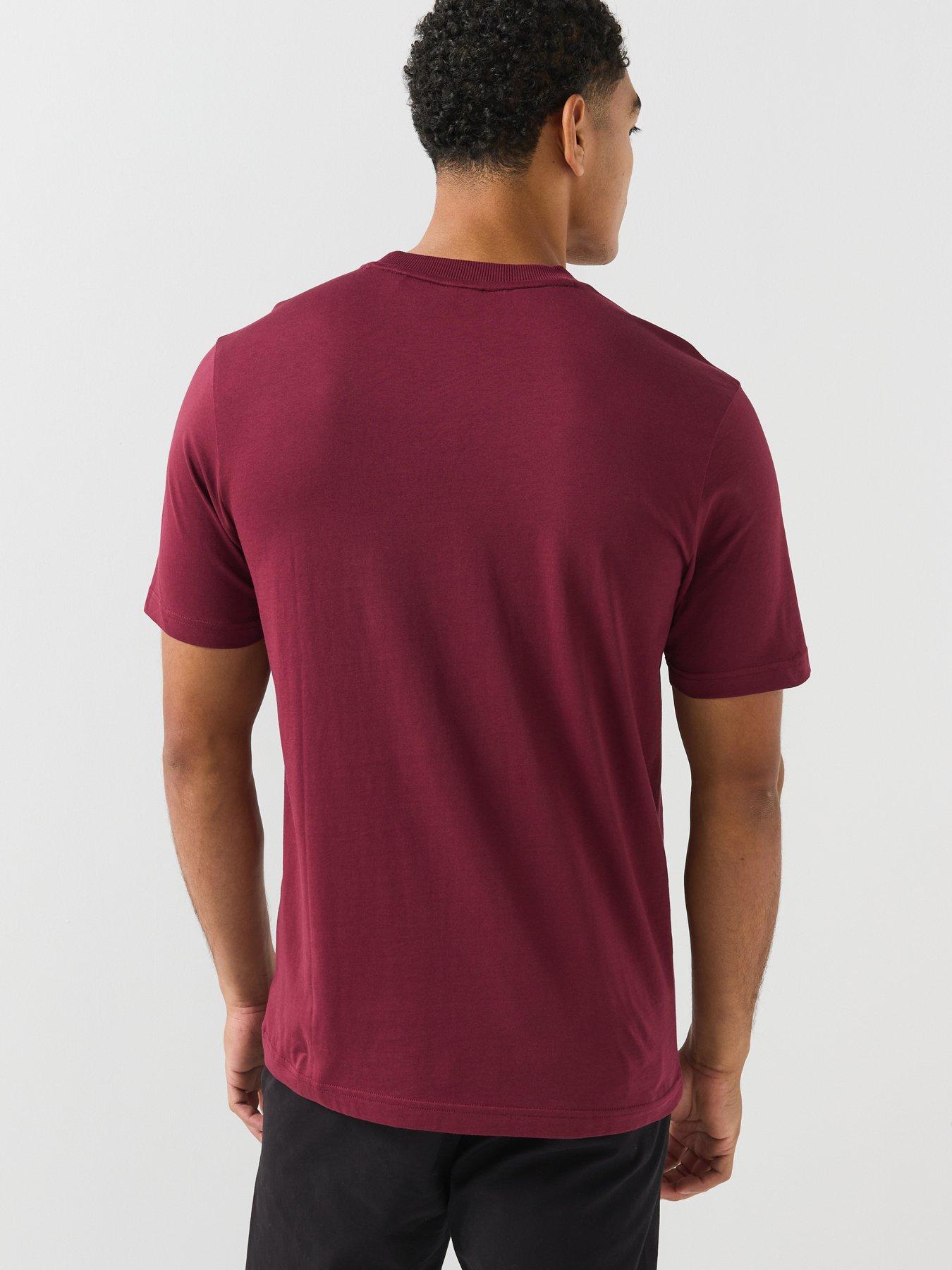 Image 2 of 5 of BOSS TS_Logo Debossed Tonal Logo T-Shirt - Purple