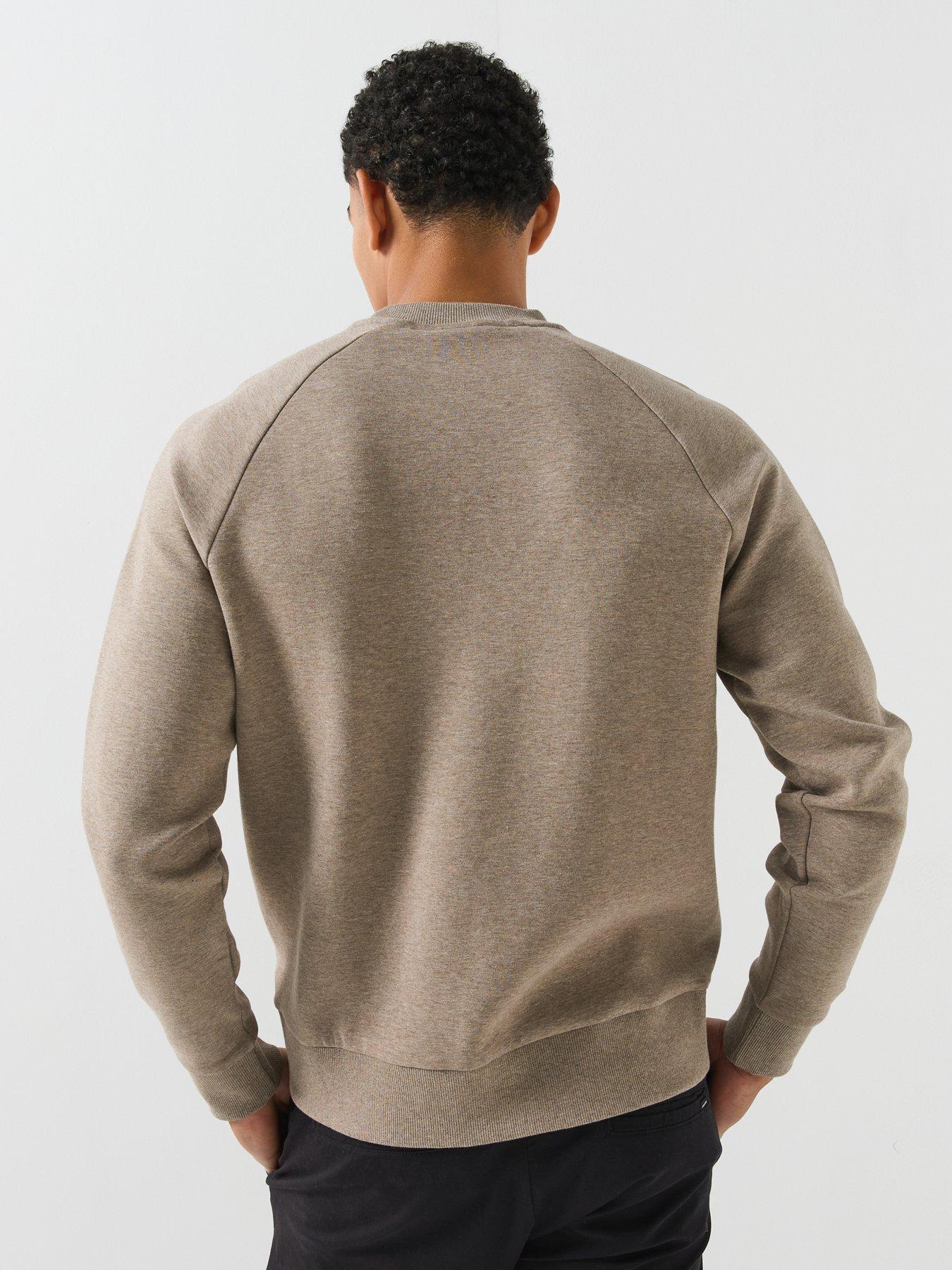 Image 2 of 6 of BOSS Salbo Chest Logo Crew Sweat - Brown