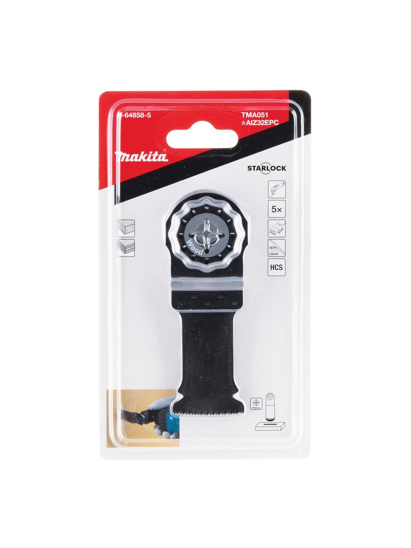 Image 3 of 3 of Makita Starlock 32mm Plunge Cut Saw Blade Wood Pack of 5