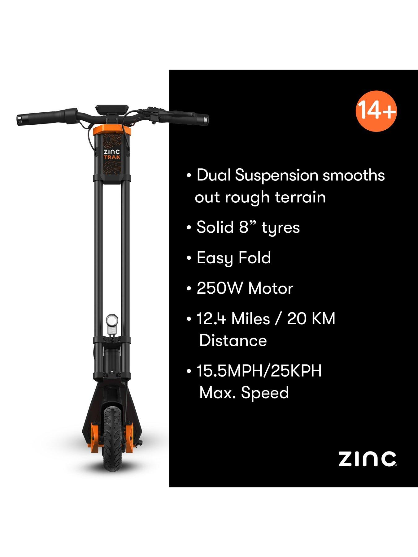 Image 3 of 7 of Zinc Quick-Fold Electric Off-Road Scooter