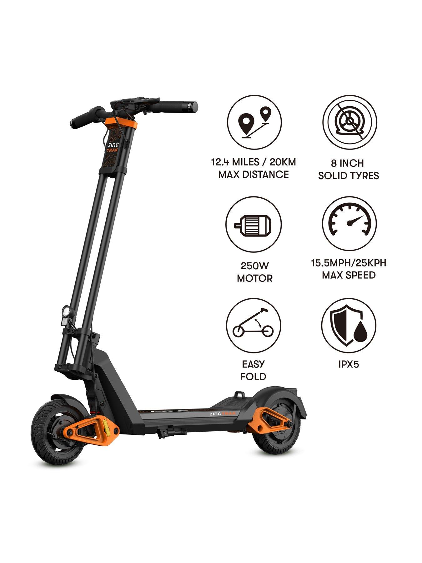 Image 4 of 7 of Zinc Quick-Fold Electric Off-Road Scooter
