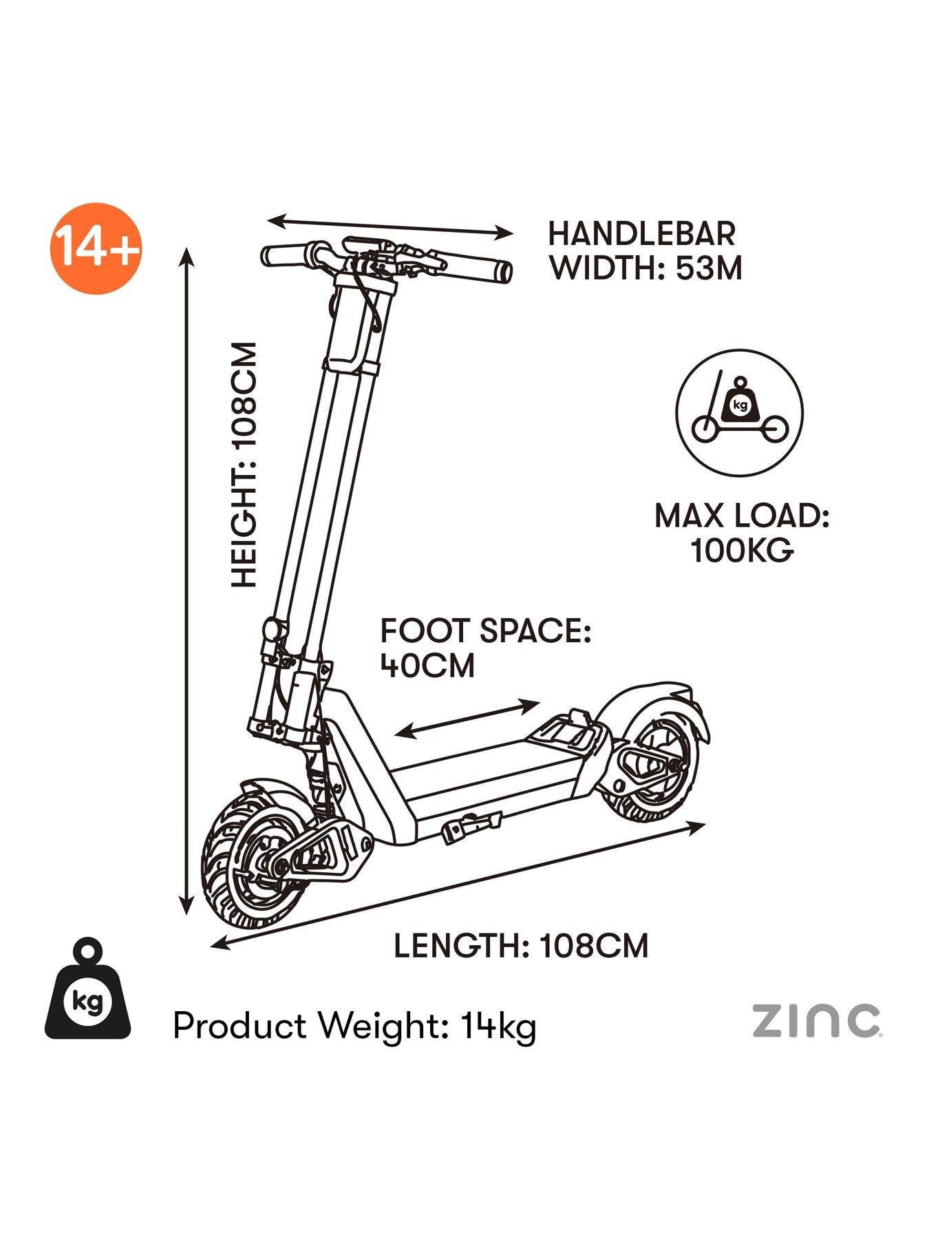 Image 7 of 7 of Zinc Quick-Fold Electric Off-Road Scooter