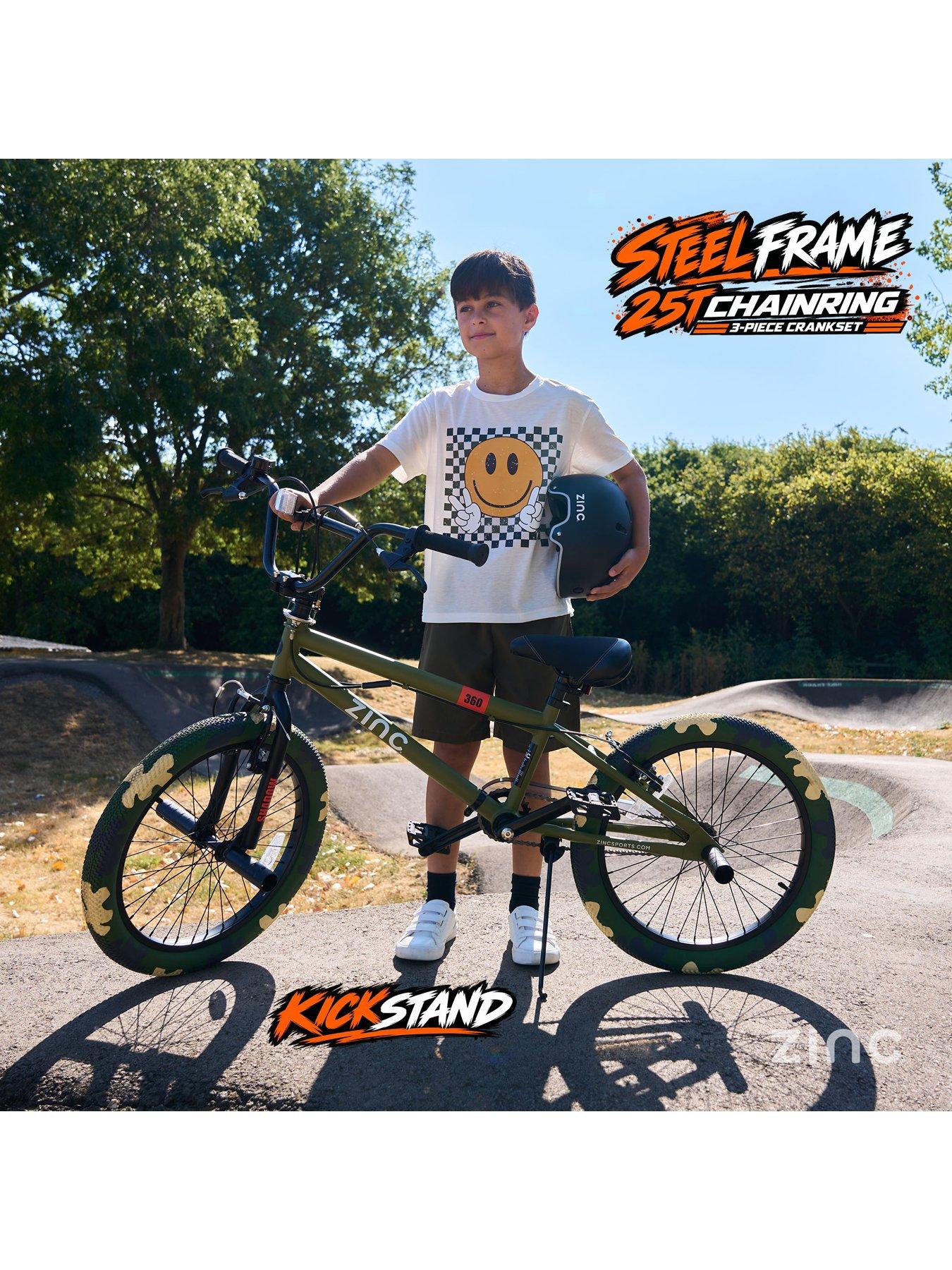 Image 4 of 7 of Zinc 360 Handlebar Rotation Camo BMX Bike - 20 Inch