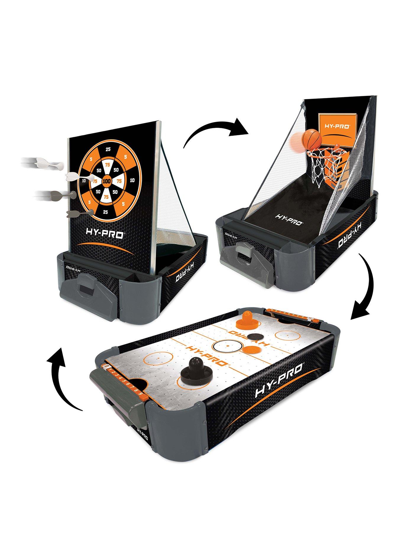 Image 1 of 7 of Hy-Pro 3-In-1 Tabletop Game Set Table Game