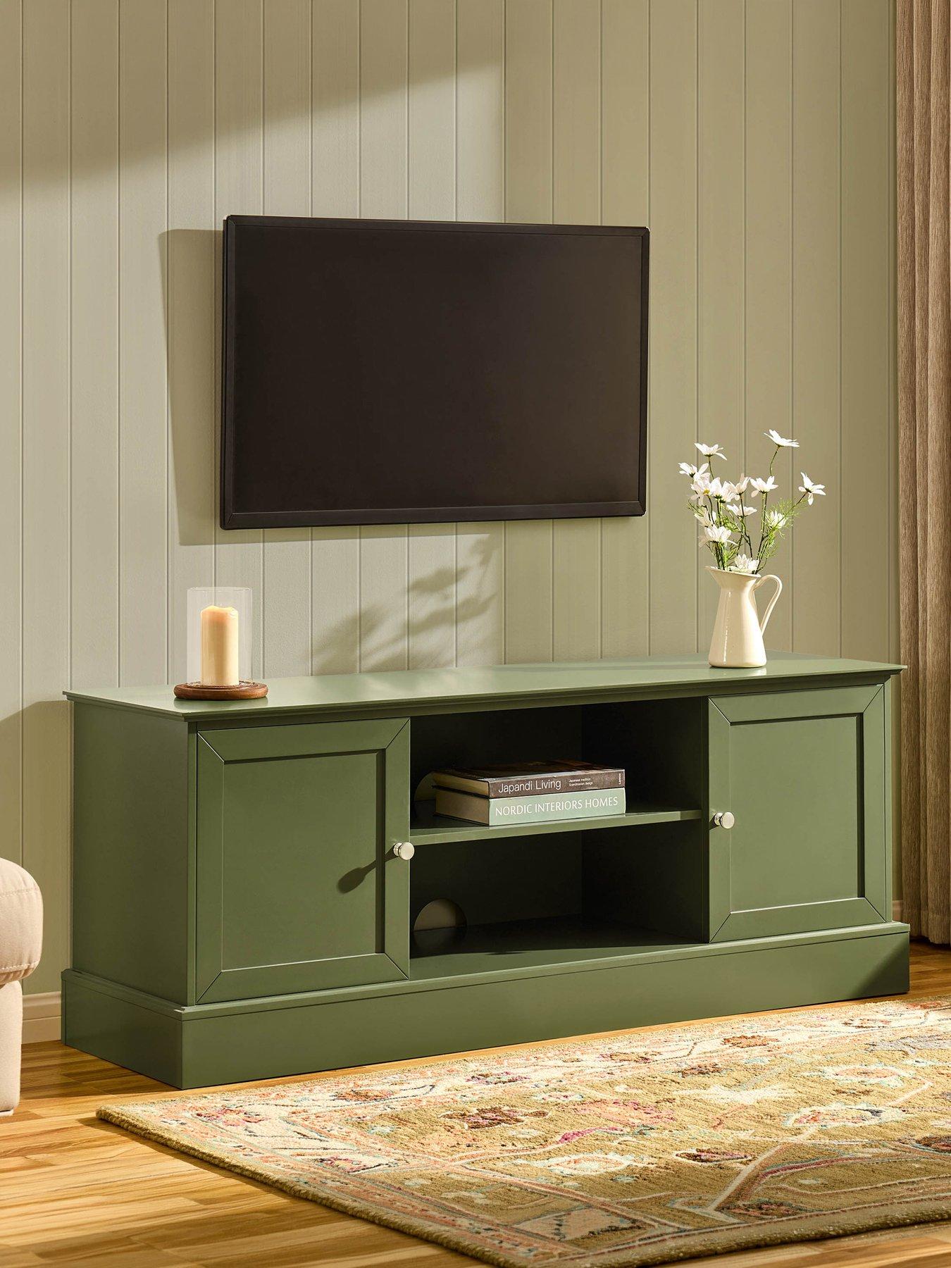 Image 3 of 6 of Dusk Ruby Tv Unit For Tvs Up To 60"- Olive