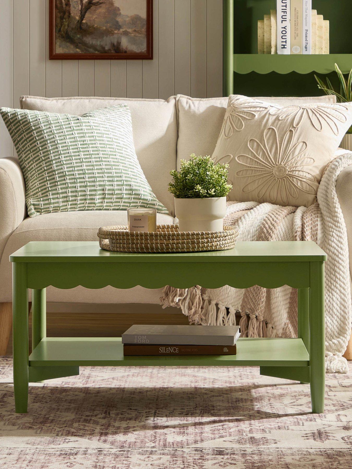 Image 1 of 6 of Dusk Betty Coffee Table - Olive