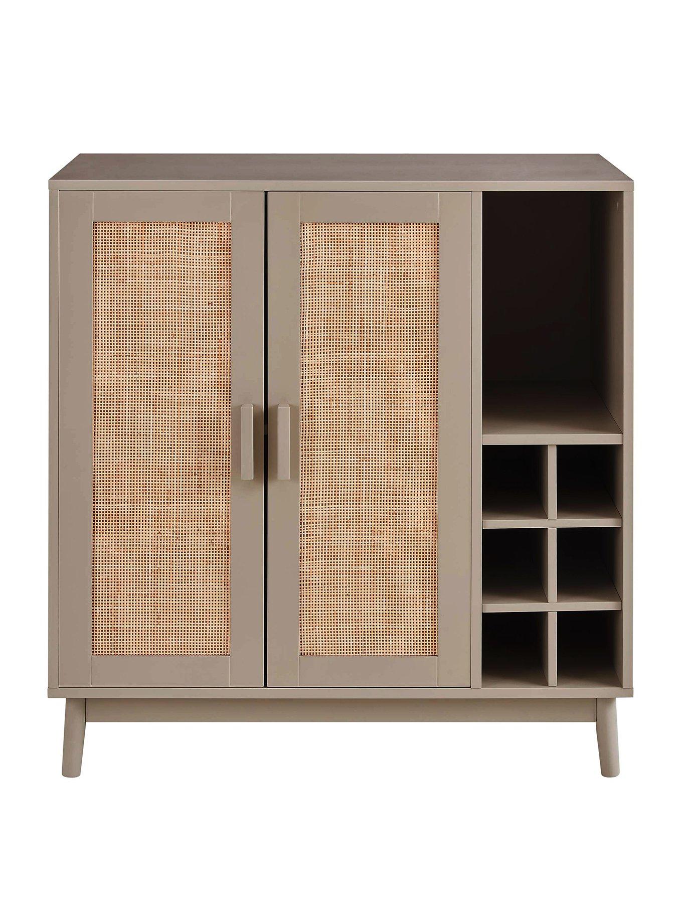 Image 2 of 6 of Dusk Isla Drinks Cabinet - Taupe