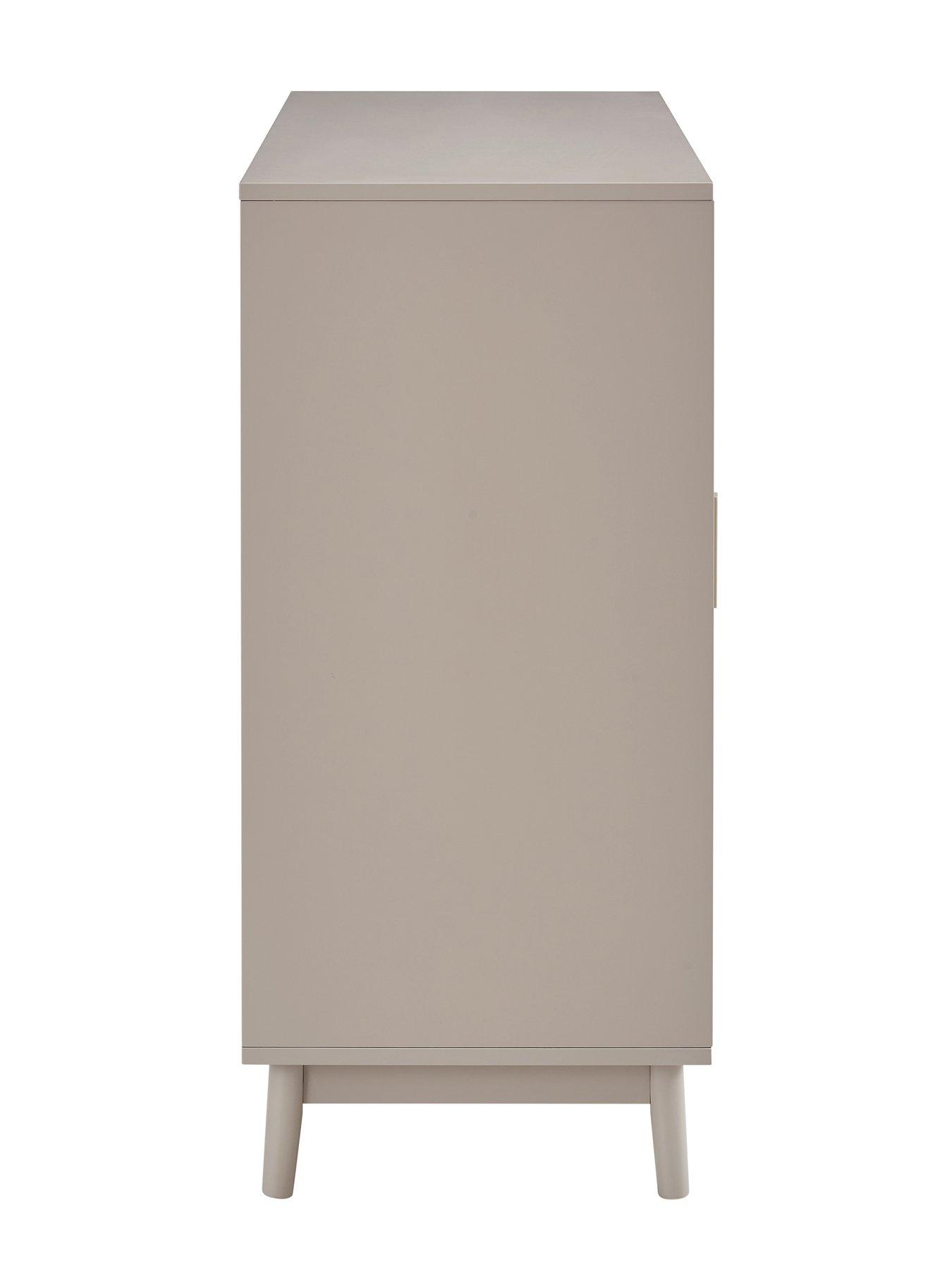 Image 4 of 6 of Dusk Isla Drinks Cabinet - Taupe