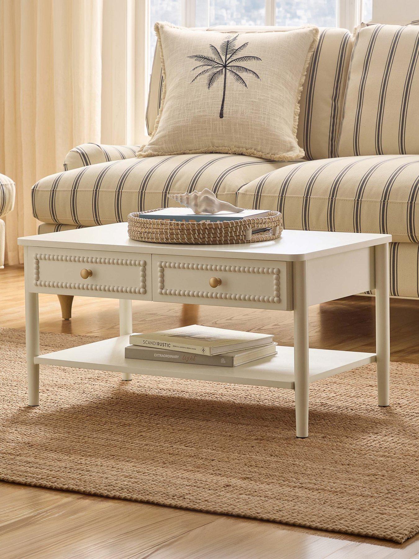 Image 1 of 7 of Dusk Posy Coffee Table - Cream