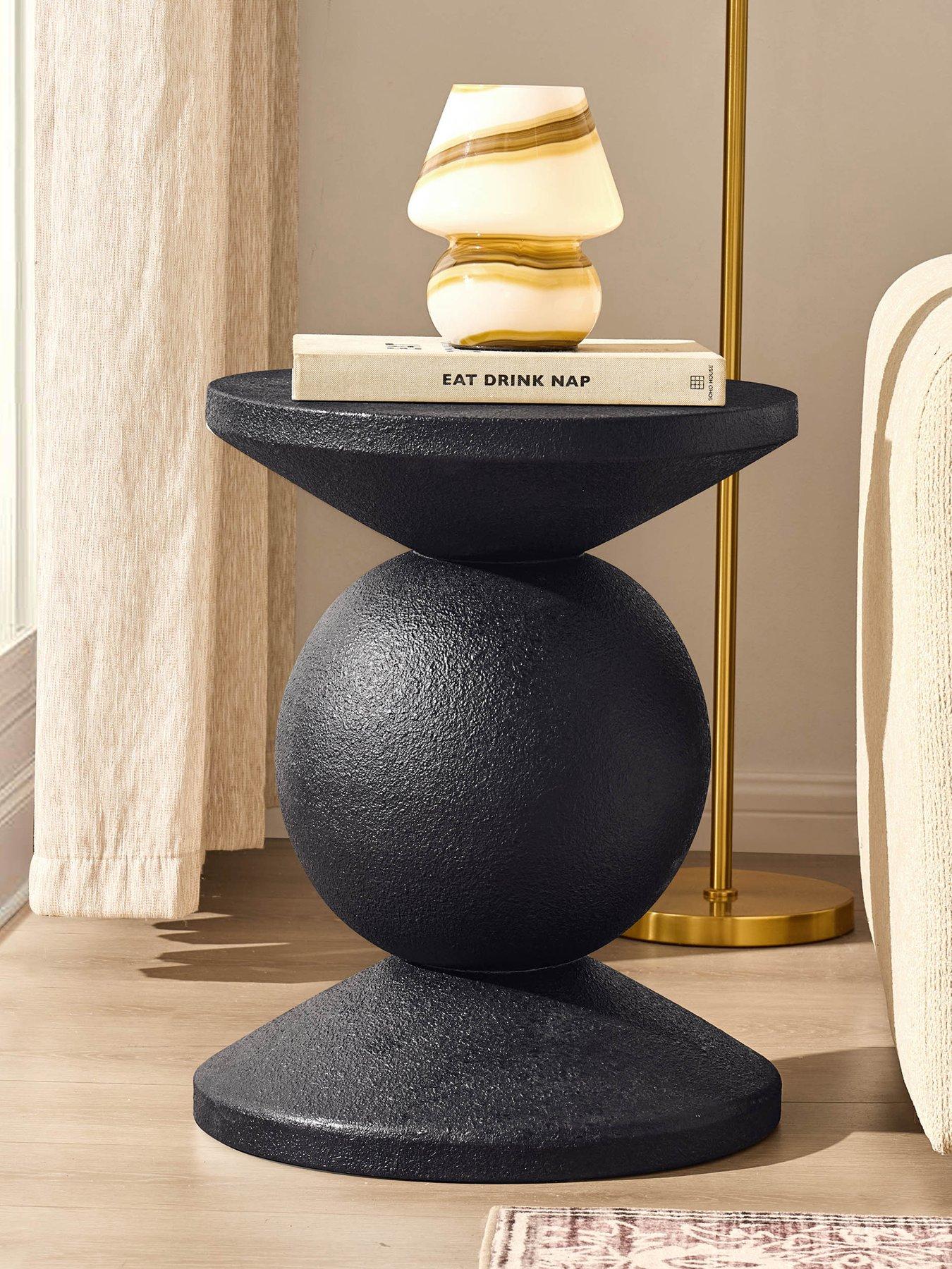 Dusk Raya Side Table - Black