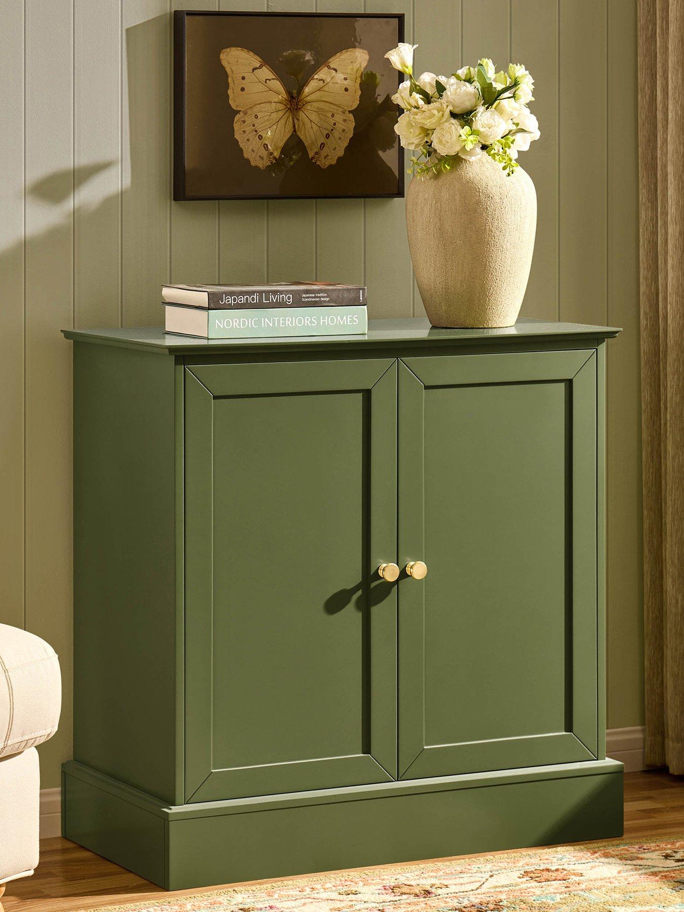 Image 3 of 7 of Dusk Ruby 2 Door Sideboard - Olive