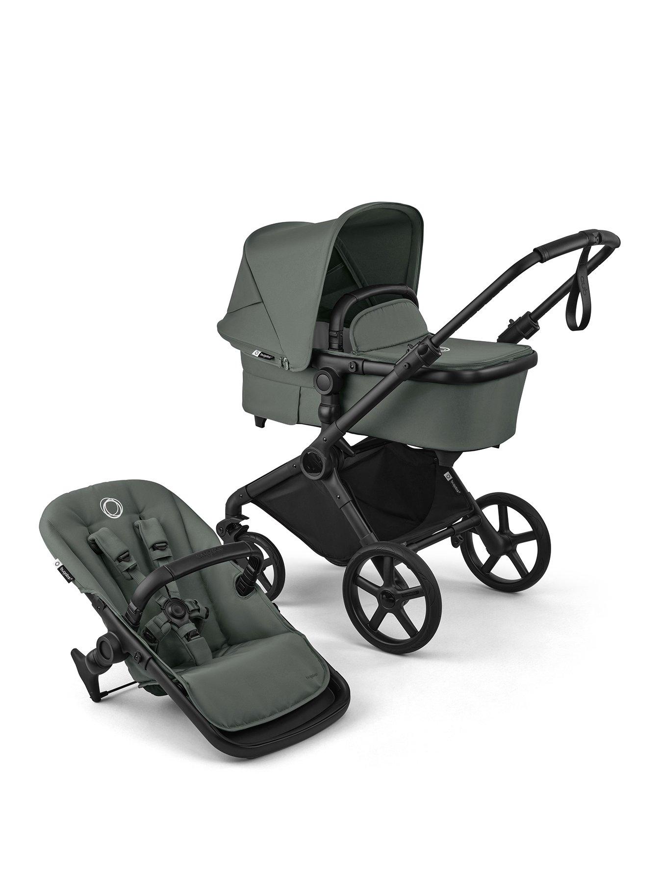 Bugaboo Cub Complete Uk Black/Forest Green-Forest Green