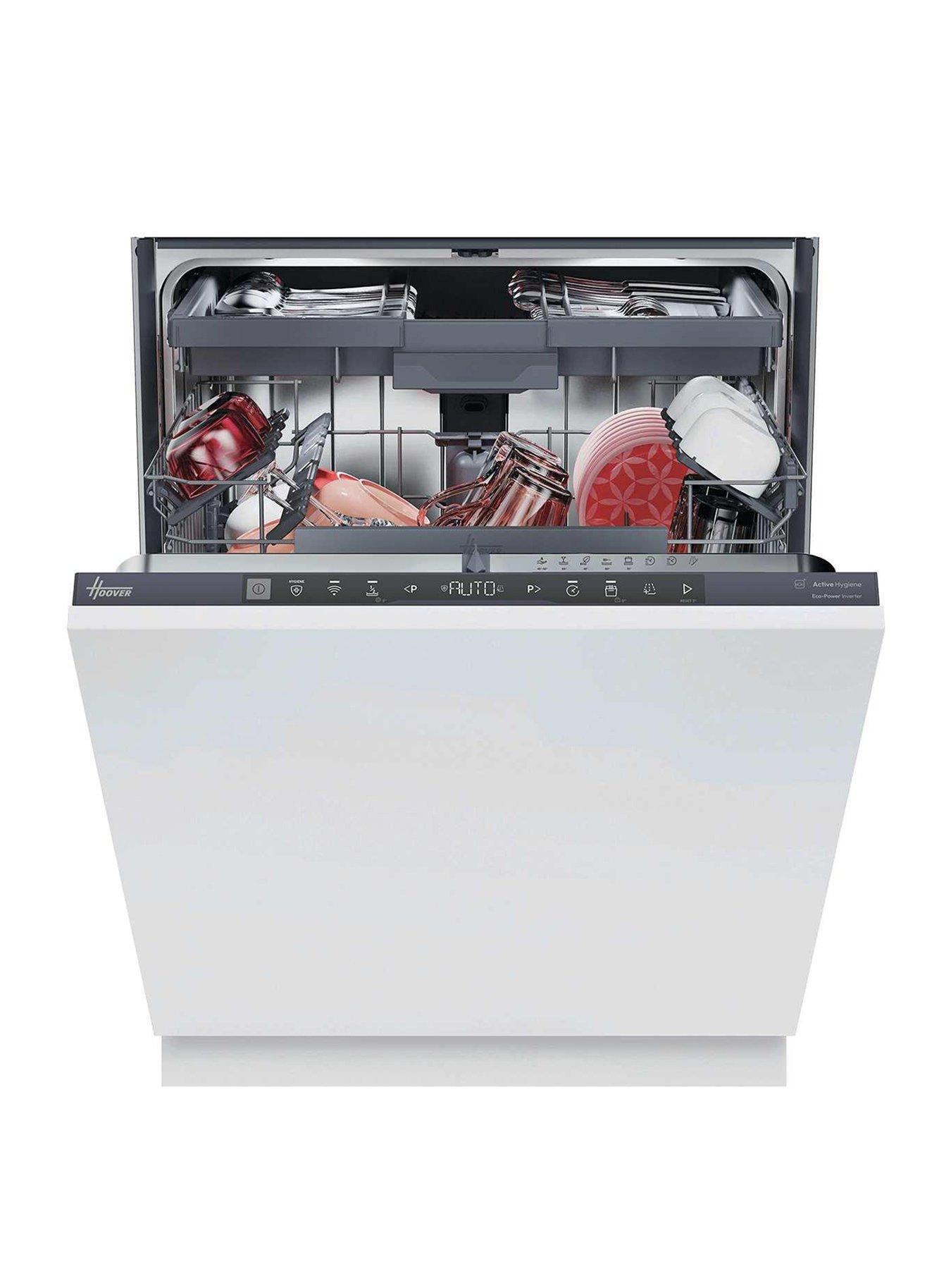 Image 1 of 7 of Hoover HI 4B2F3STA-80 Built in Fullsize 14 Place H-Dish 500 -&nbsp;Anthracite Bezel