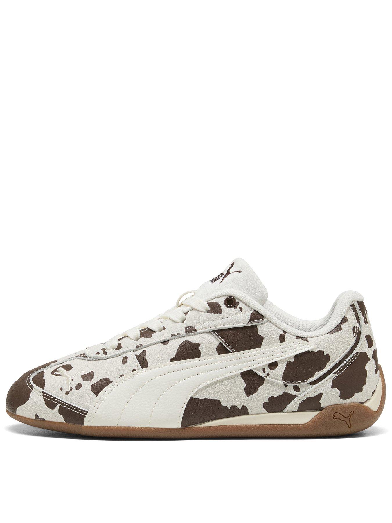 Puma Womens Replicatch Wild Trainers - Brown