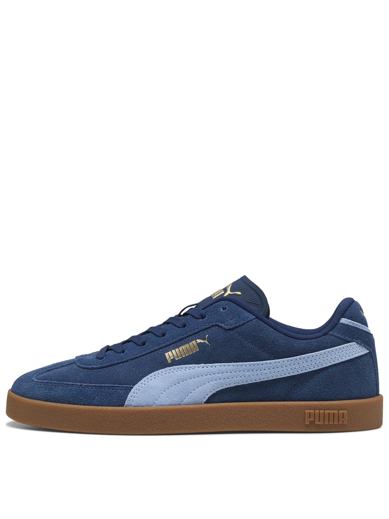 Image 1 of 6 of Puma Mens Club II Era Suede Trainers - Blue