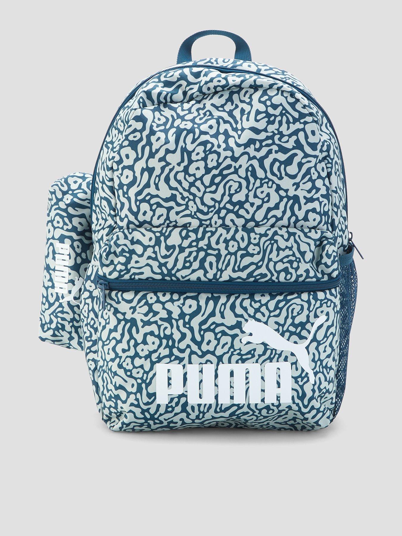 Image 1 of 5 of Puma Mens 20L All-Over Print Backpack Set - Green