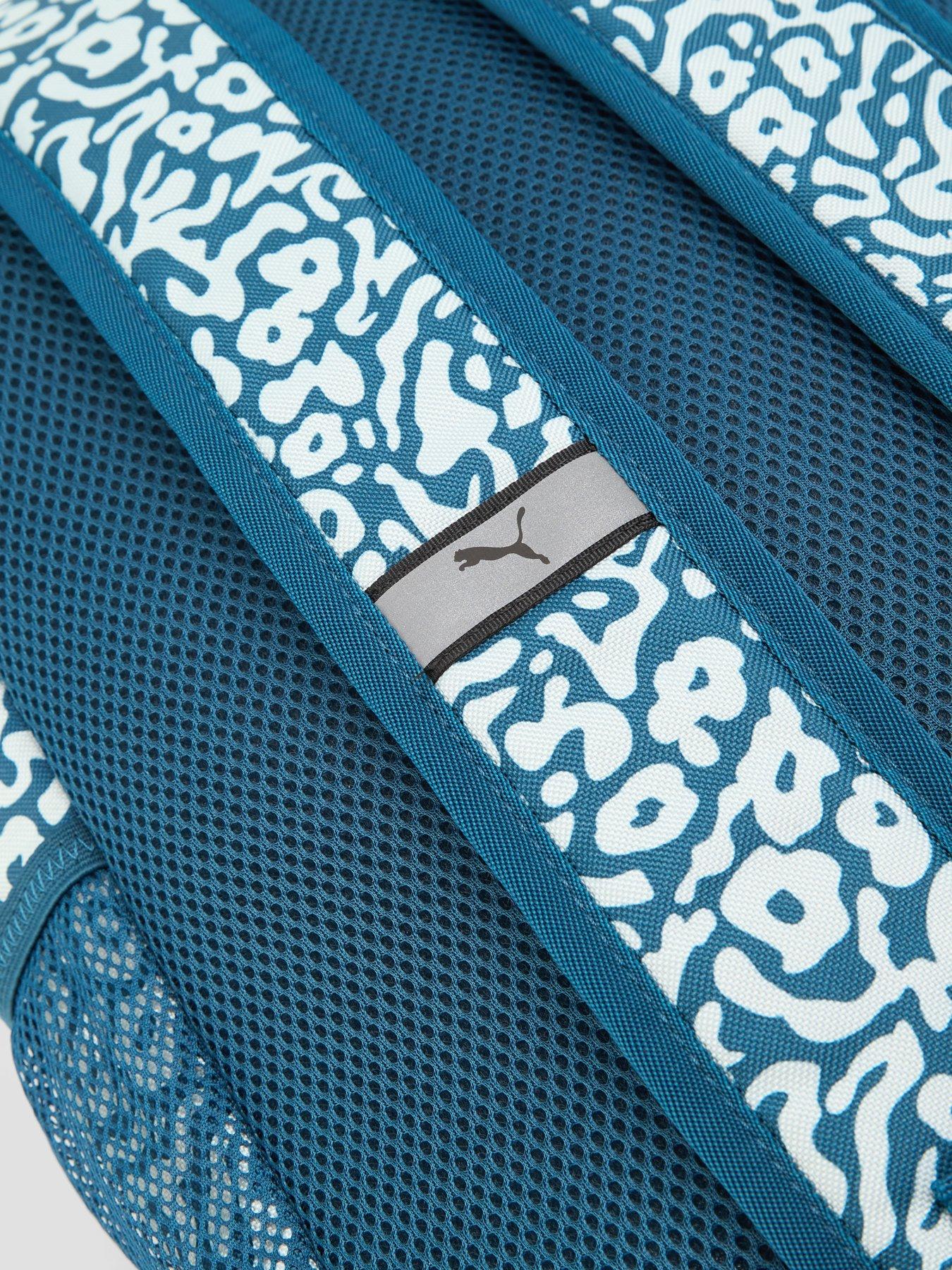 Image 4 of 5 of Puma Mens 20L All-Over Print Backpack Set - Green
