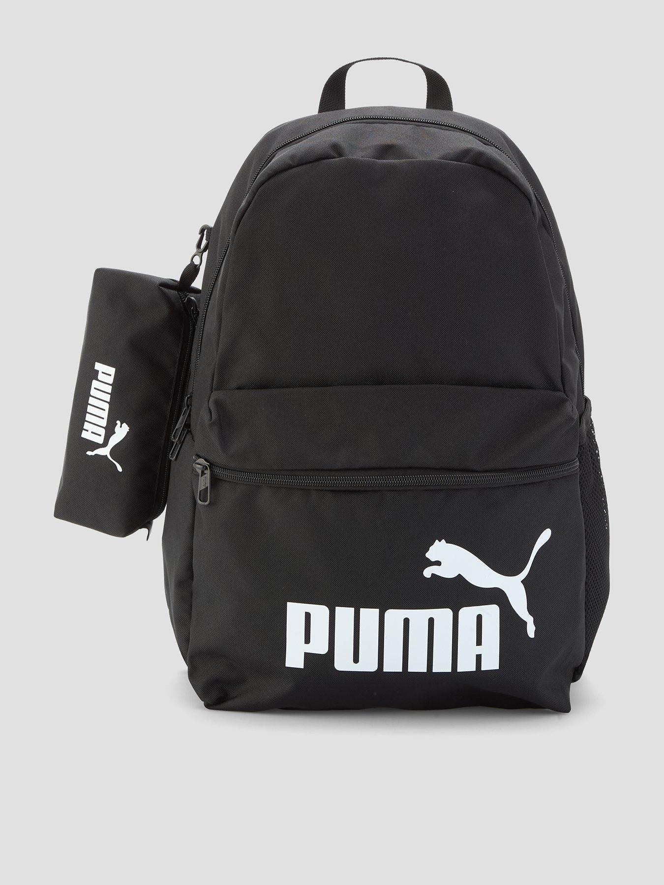 Image 1 of 4 of Puma Puma Phase Backpack Set - Black