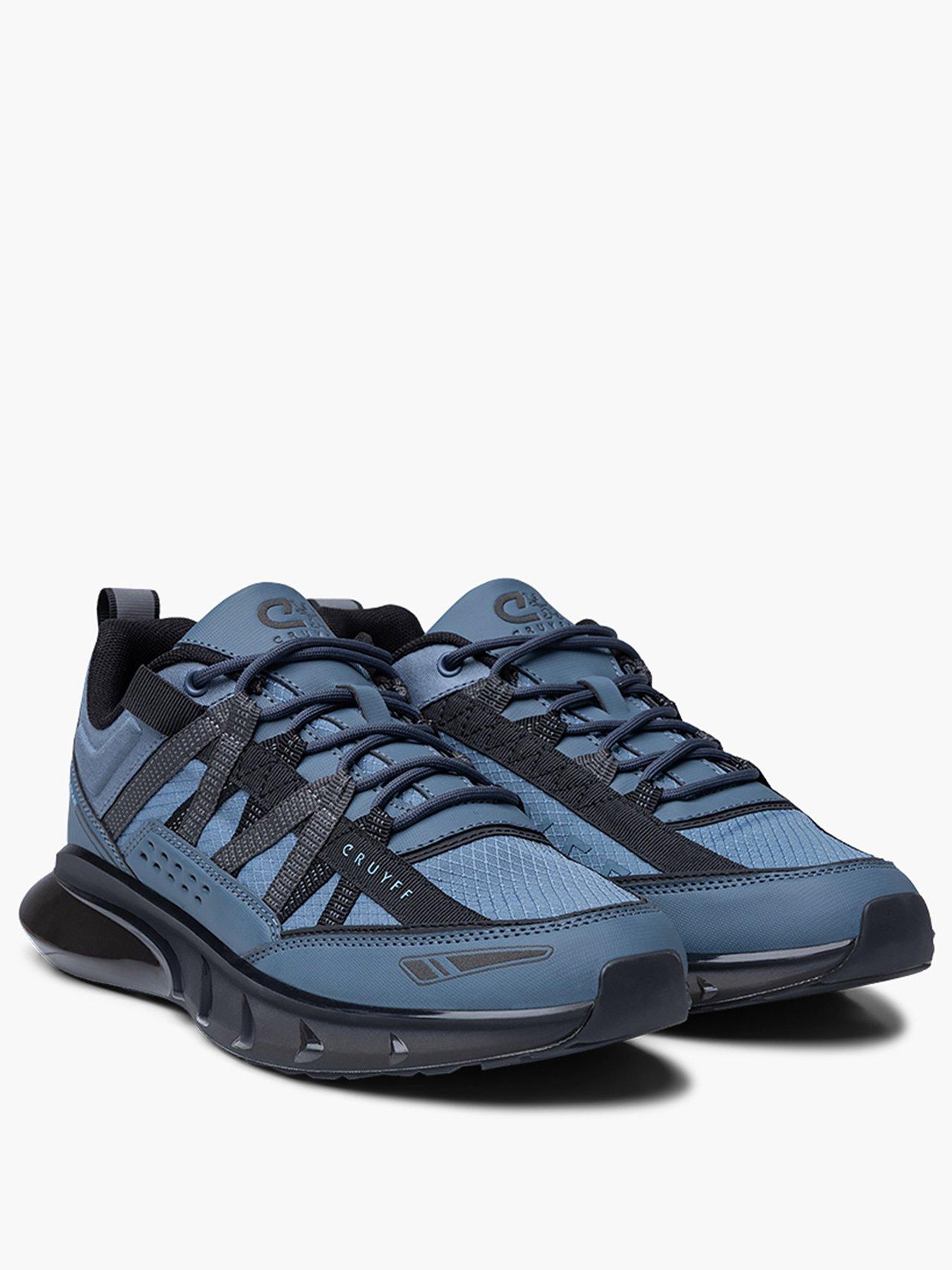 Image 2 of 4 of CRUYFF Mens Acorpa Fear Chunky Sole Lace-Up Trainers - Blue