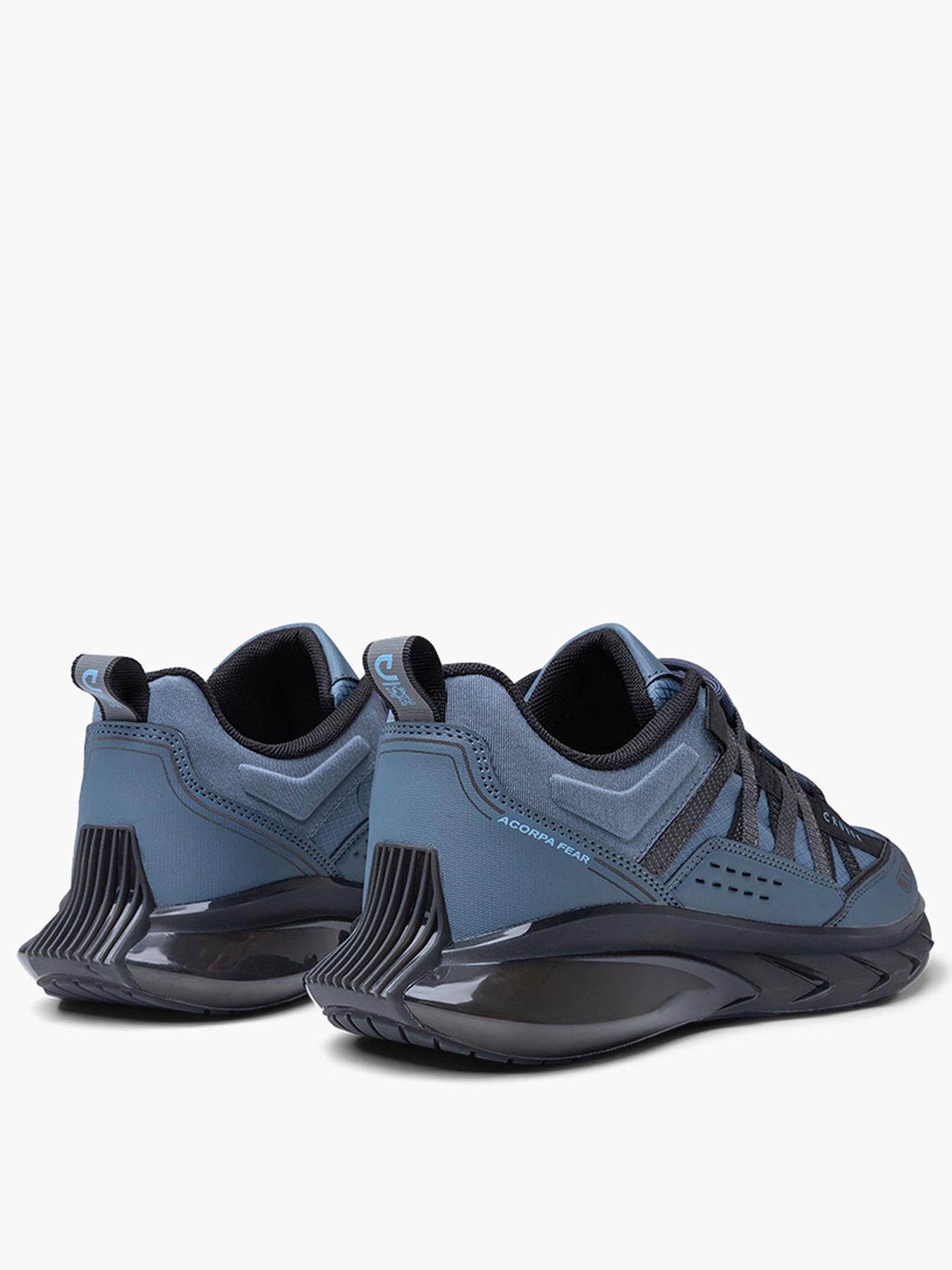 Image 3 of 4 of CRUYFF Mens Acorpa Fear Chunky Sole Lace-Up Trainers - Blue