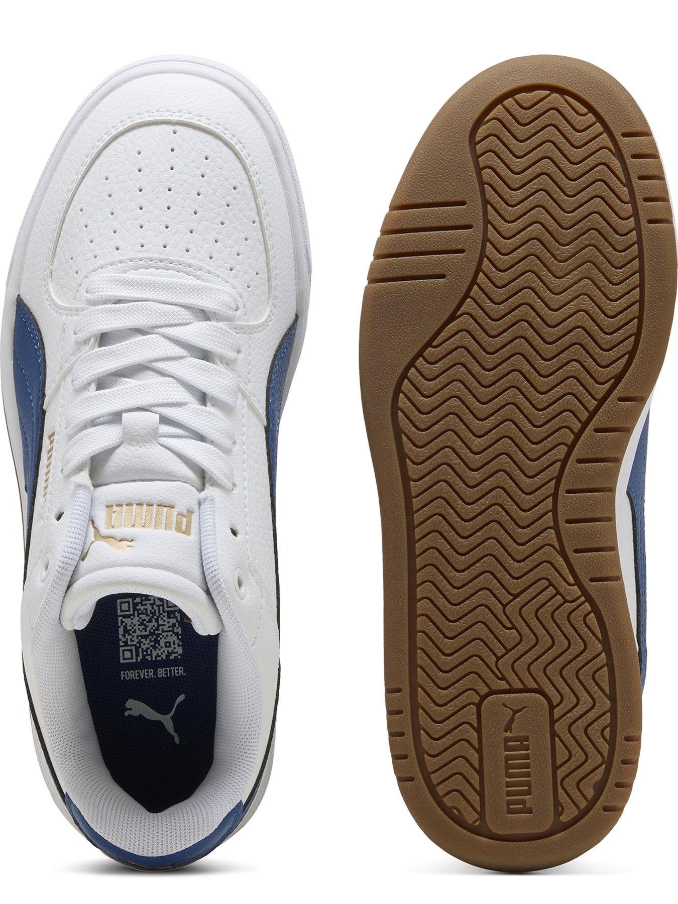 Image 4 of 6 of Puma Junior Boys Caven III Trainer - White