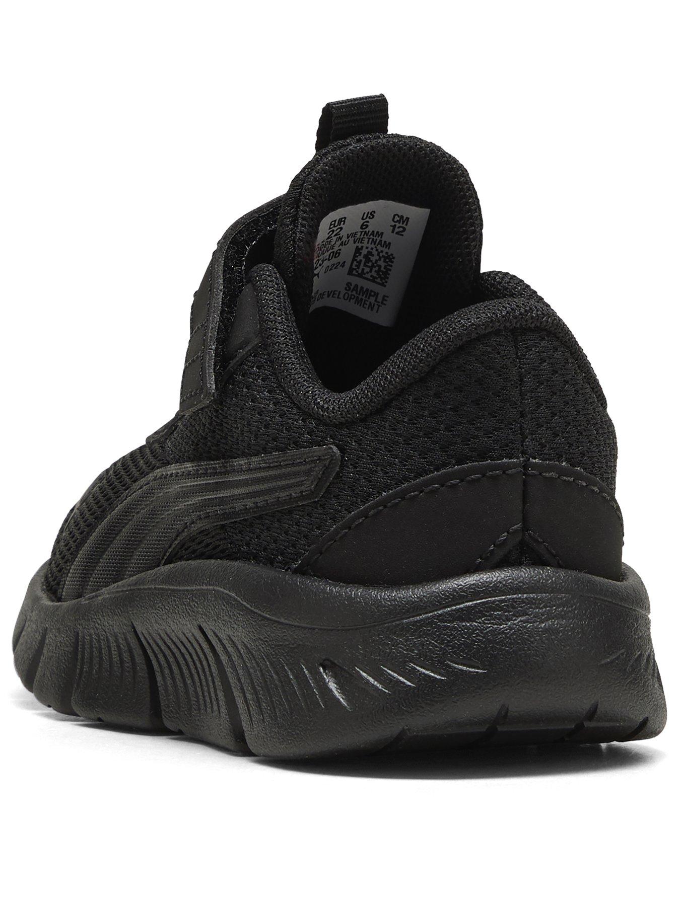 Image 3 of 4 of Puma Boys Flexfocus Modern Trainer - Black