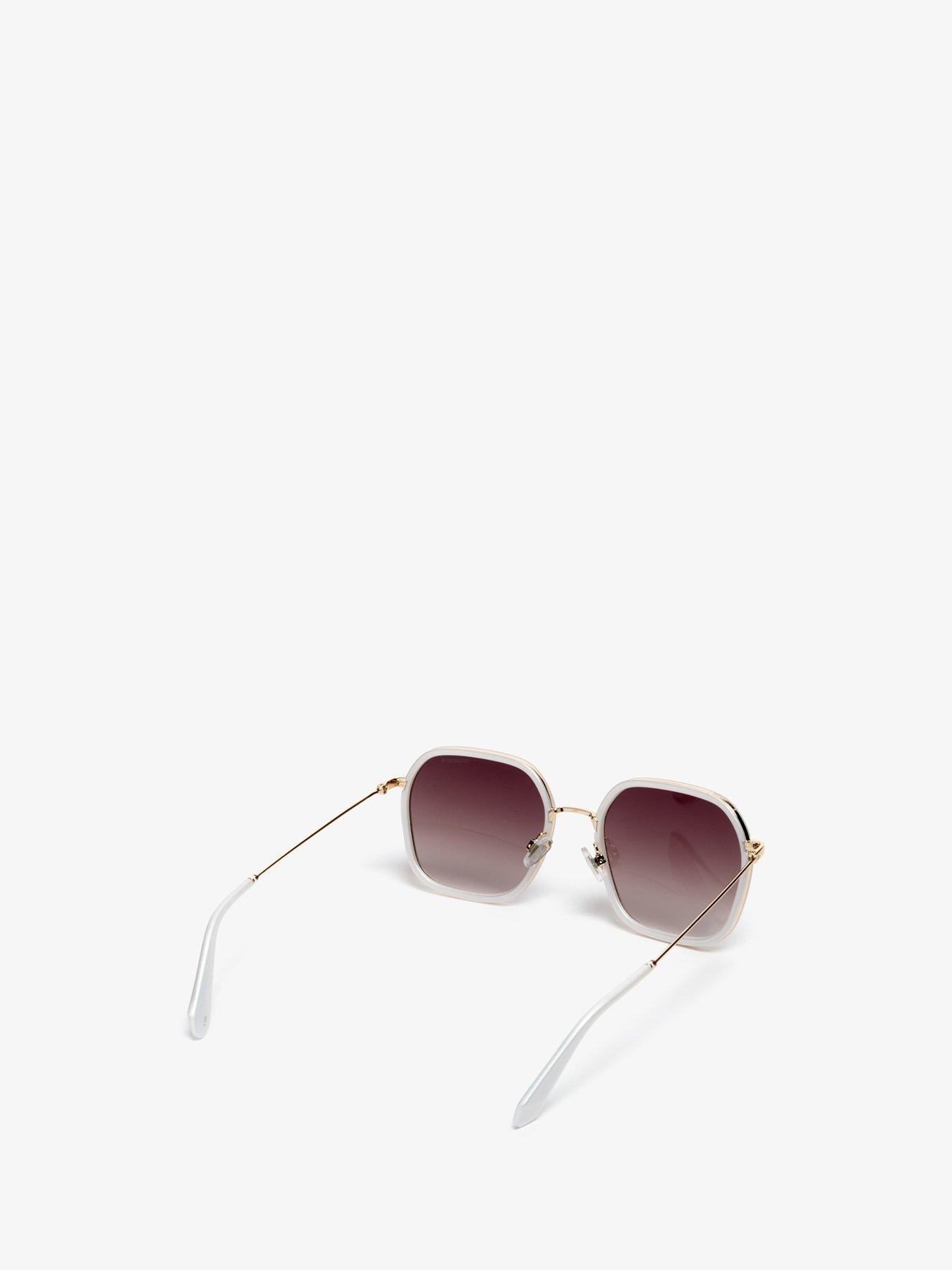 Image 3 of 5 of Superdry Framed Metal Square Sunglasses - White