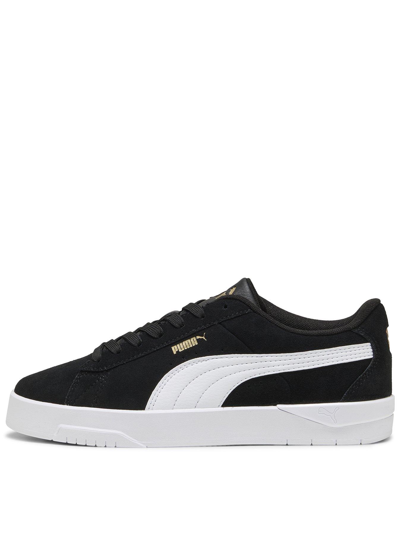 Puma Women's Jada Suede Trainers - Black/White - 8 (42) - Image 2