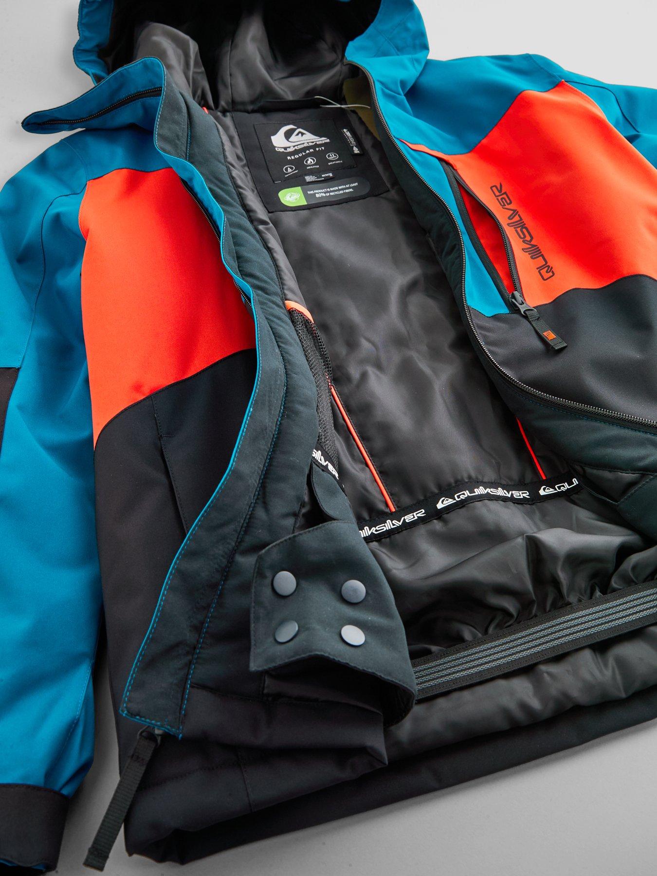Image 4 of 6 of Quiksilver Junior Boys Skiing Dawson Jacket - Blue